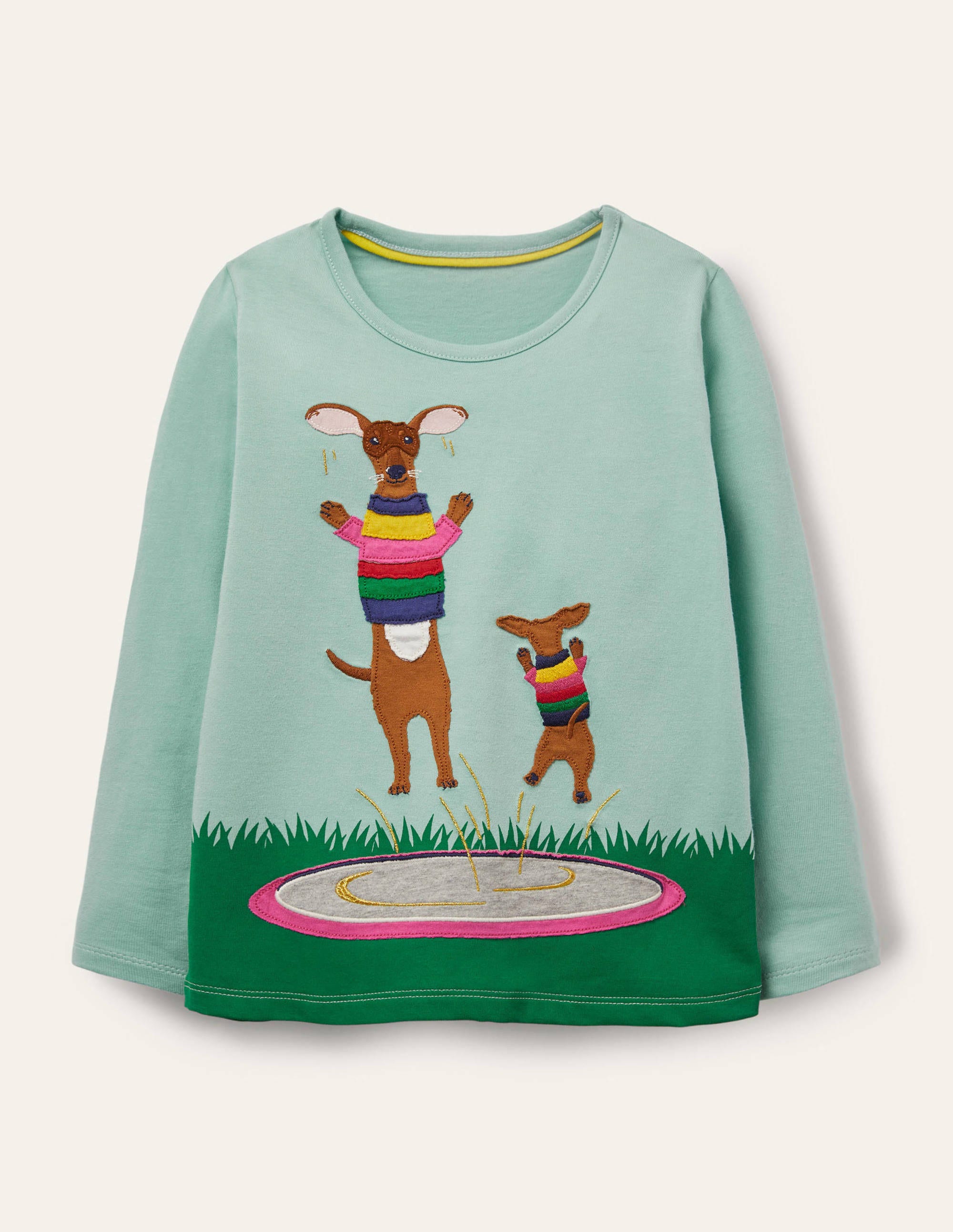 T-shirt à motif animal à l'avant et à l'arrière BLU Boden Boden, Blue