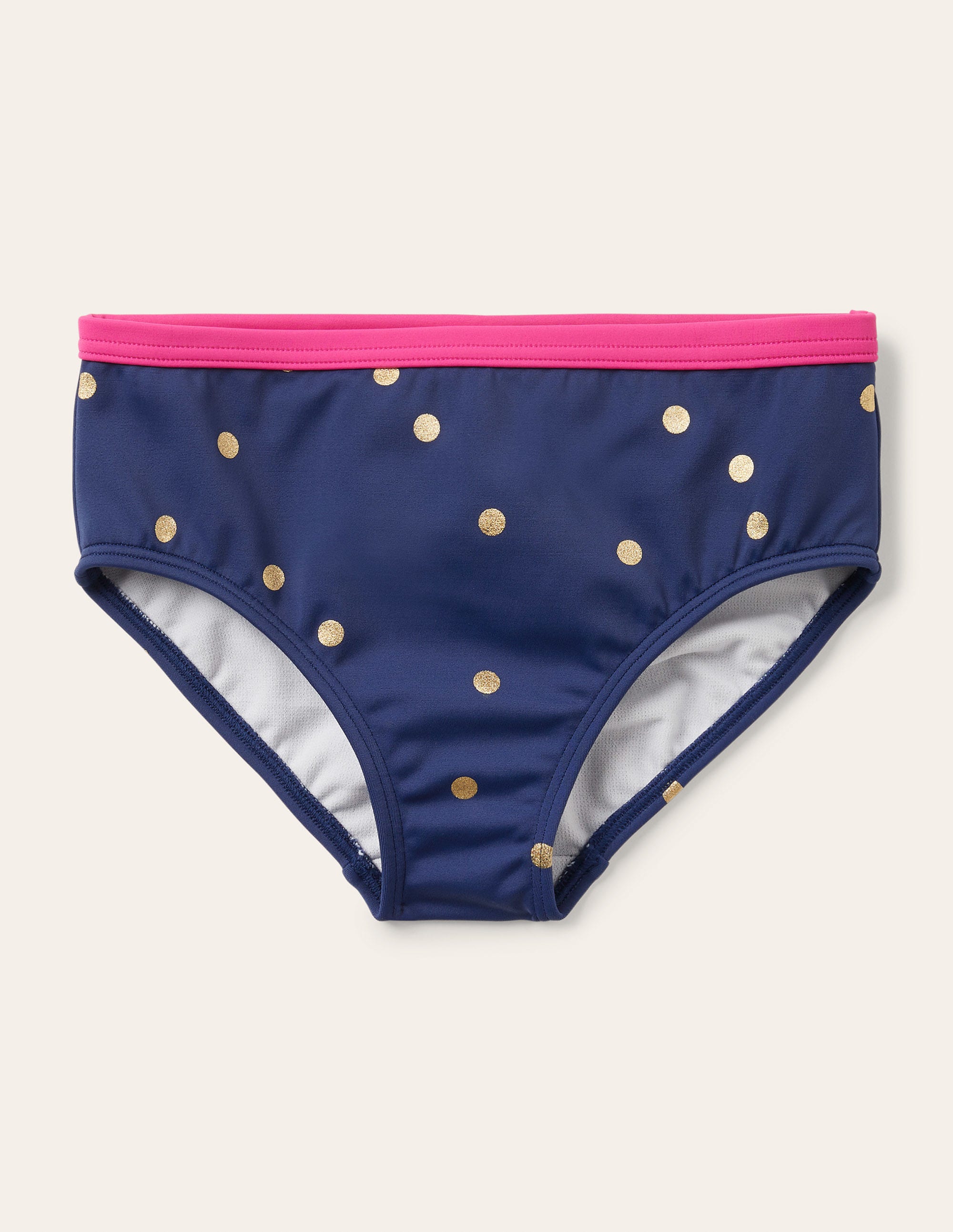 Patterned Bikini Bottoms NAV Fille Boden, Bleu