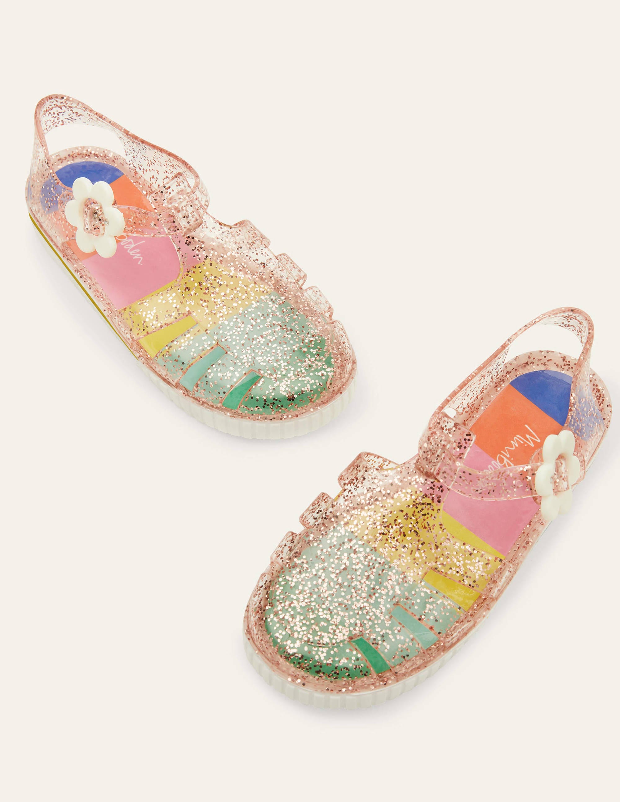 rose gold jelly shoes