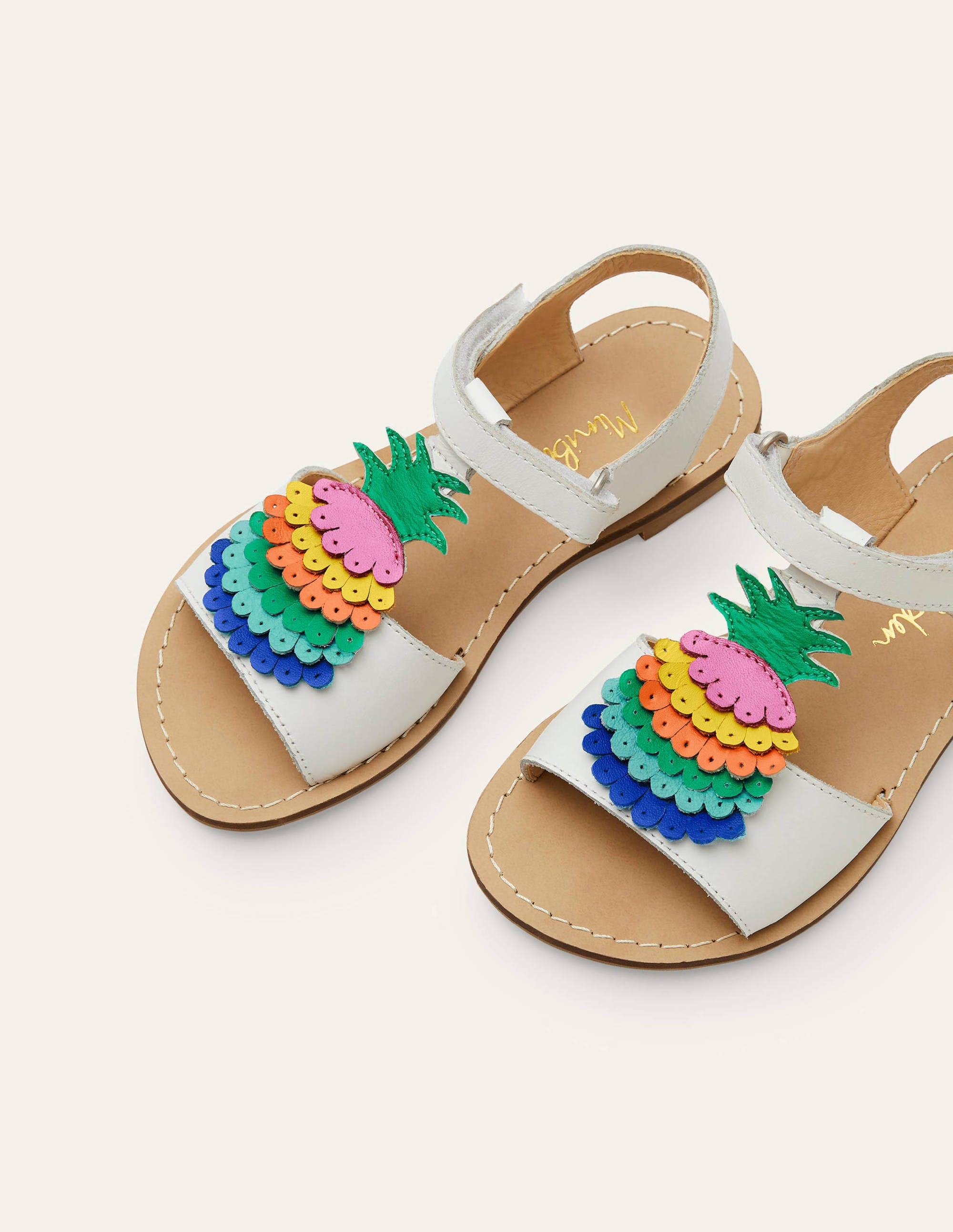 Sandales en cuir fantaisie MLT Boden Boden, Multi