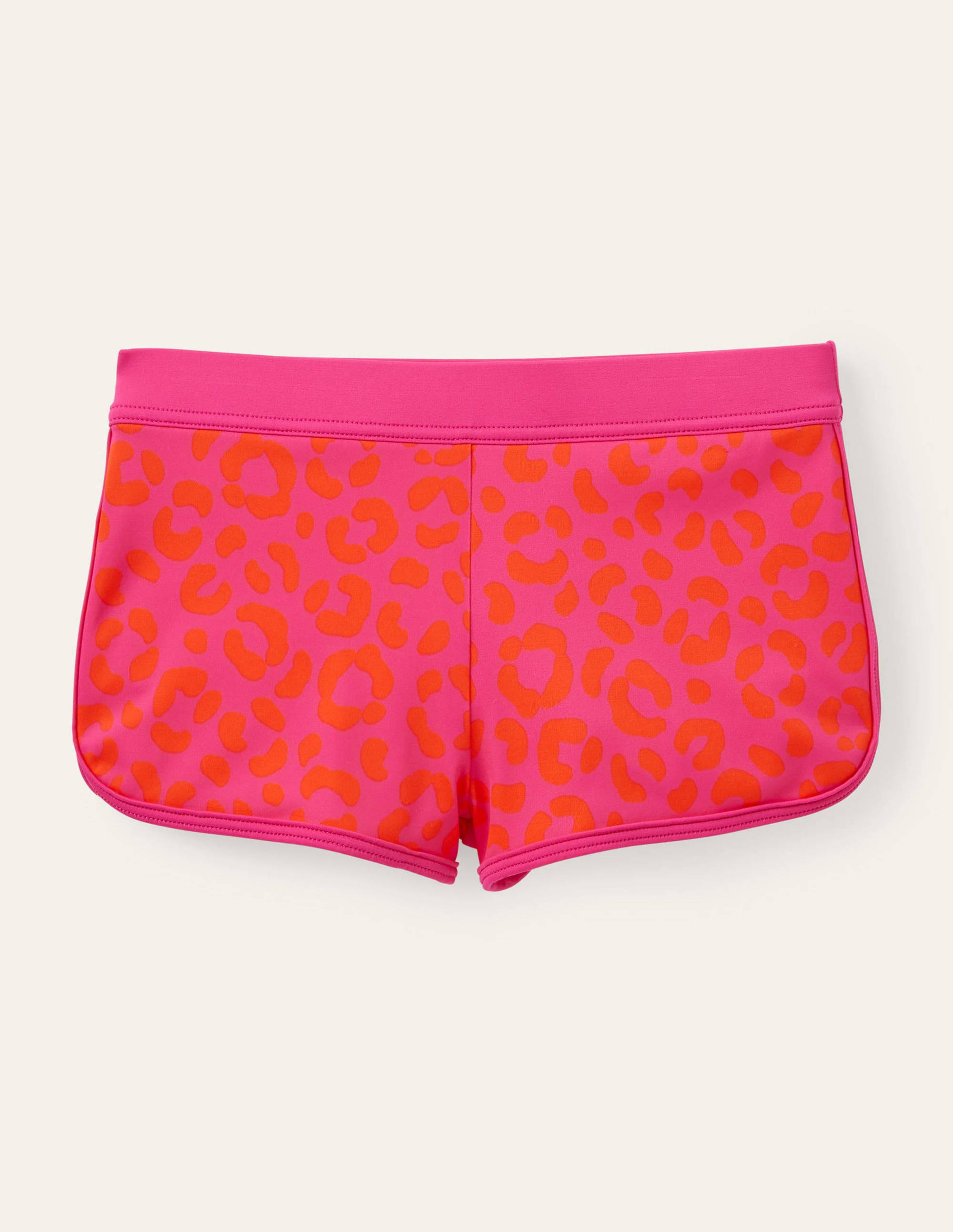 Short de bain à motif PNK Boden Boden, Fuchsia