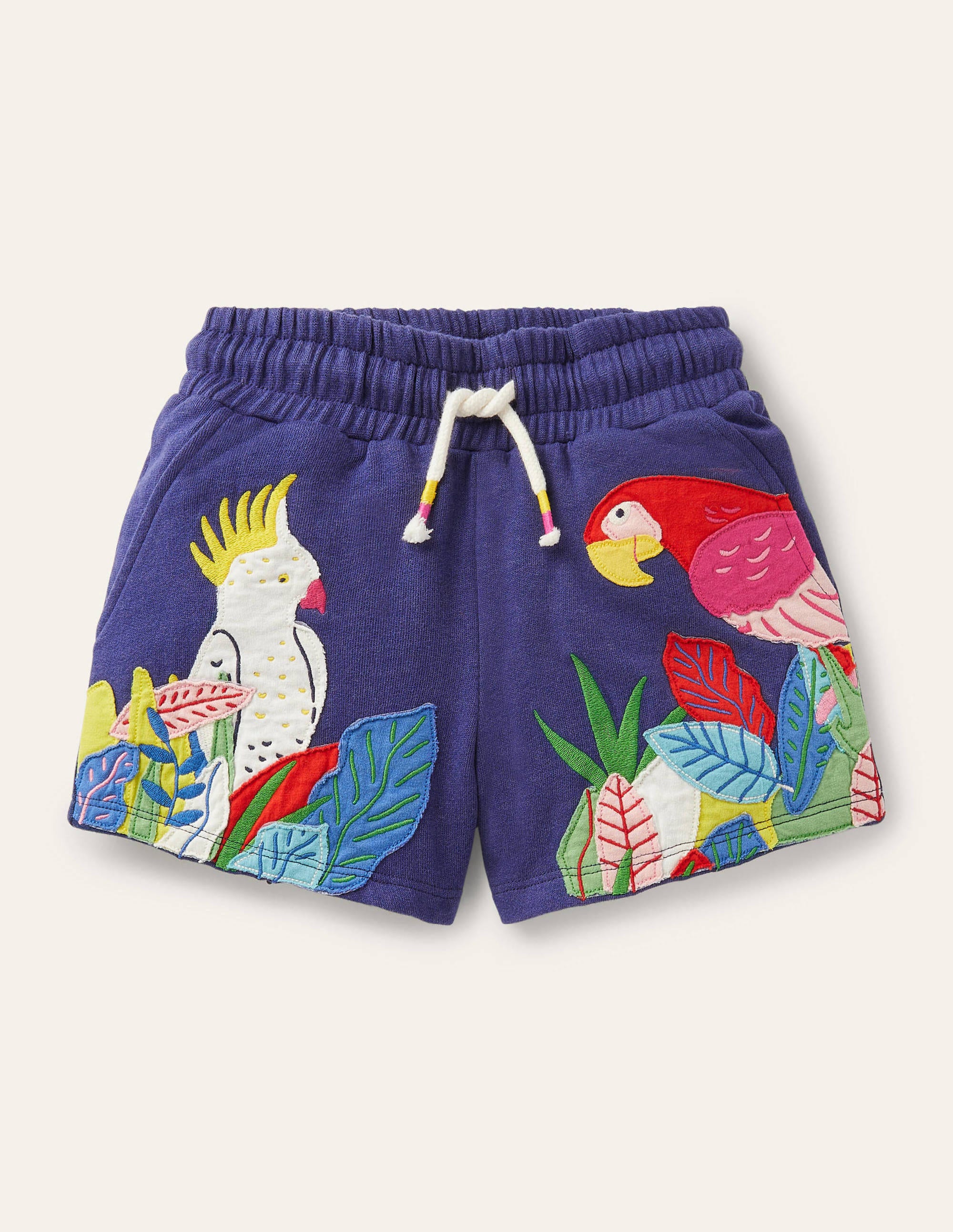 Short en jersey à appliqué DBL Boden Boden, Blue