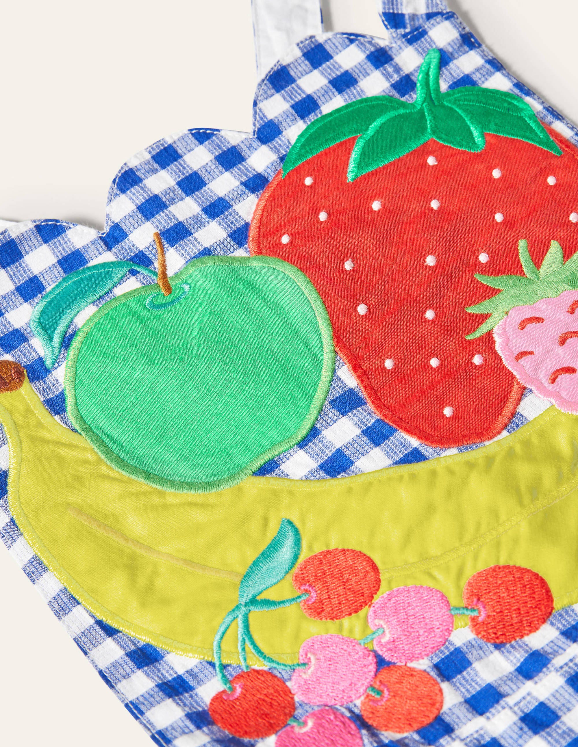 gingham overalls