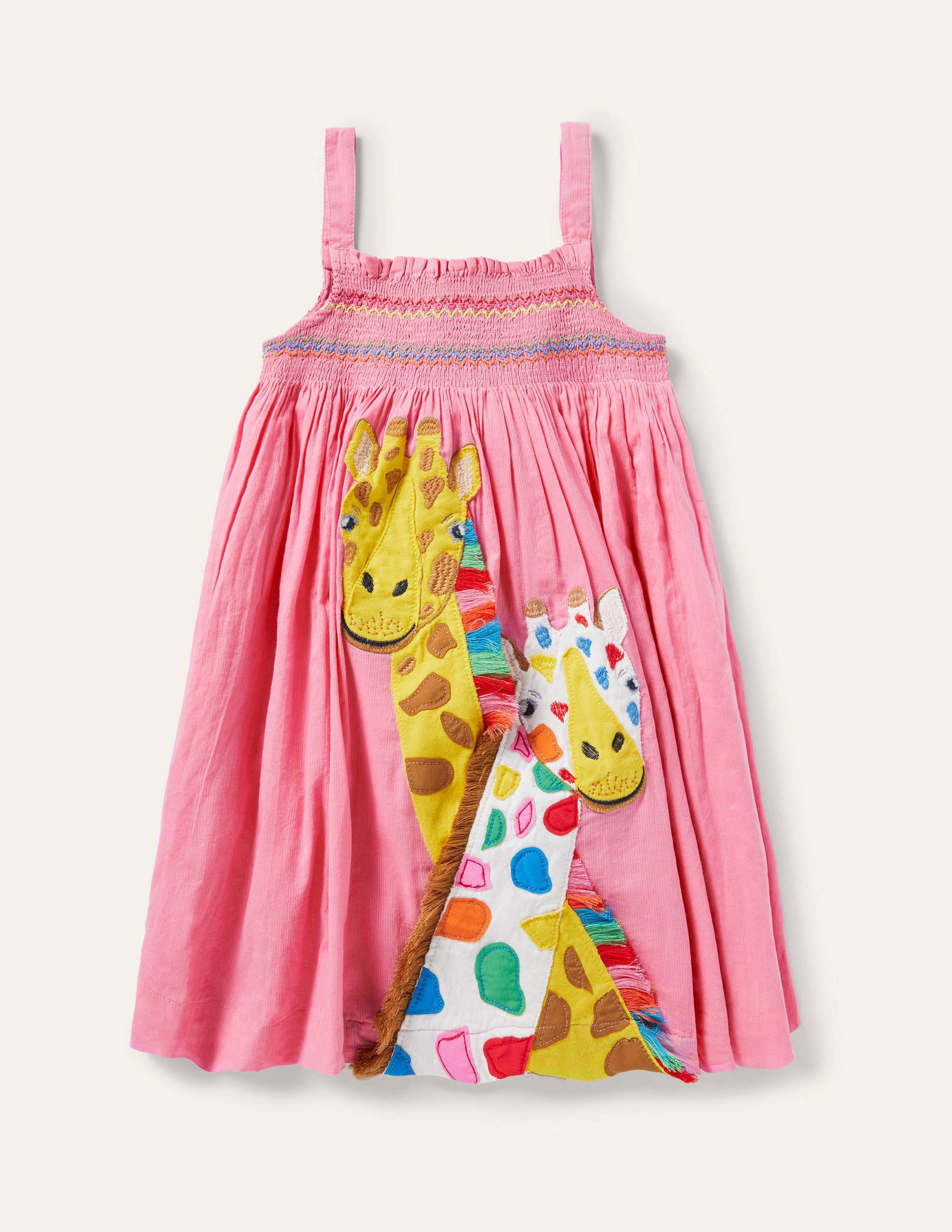 Robe d'été à appliqué fun PNT Boden Boden, Pink