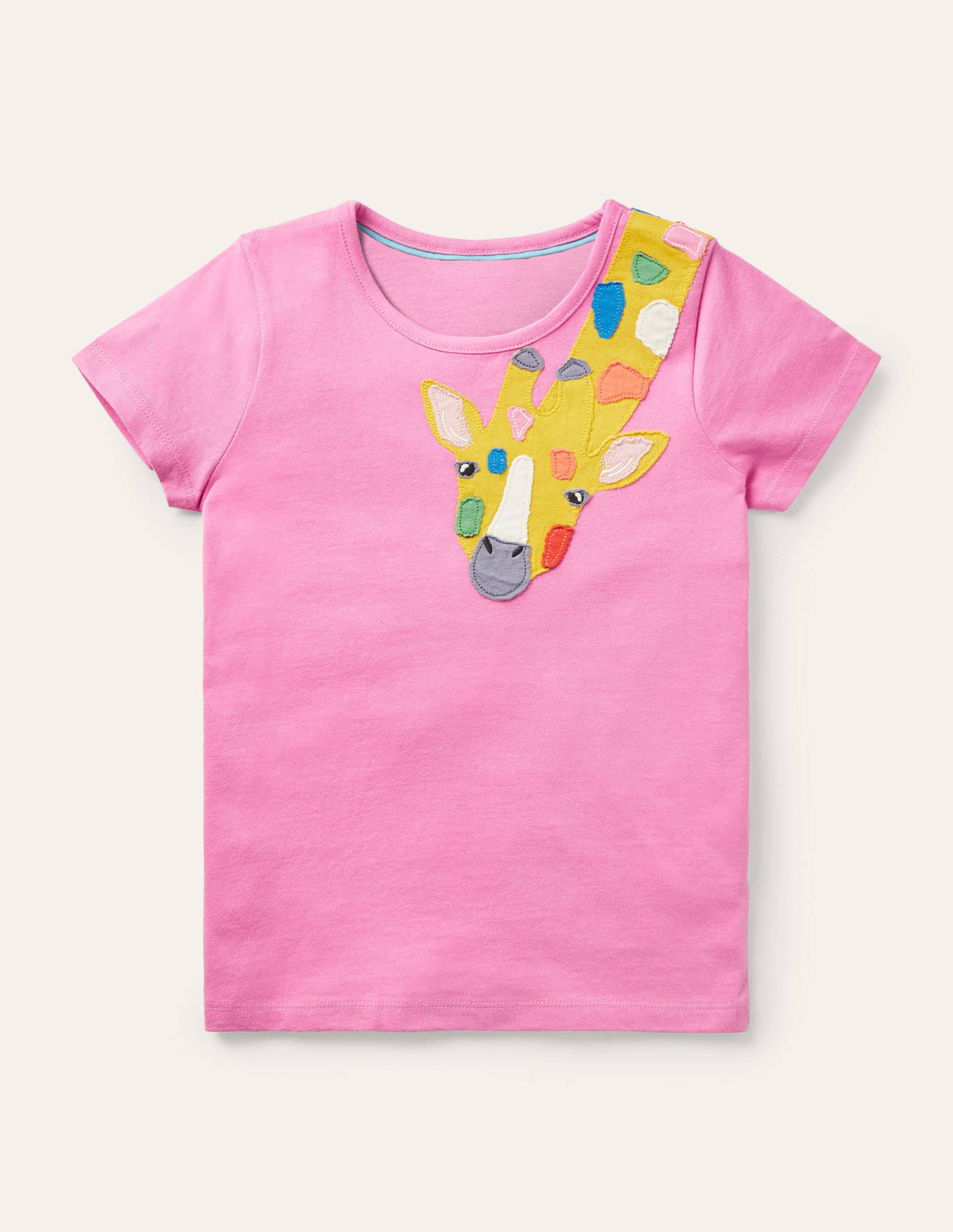 T-shirt à appliqué avant et arrière PNK Boden Boden, Pink