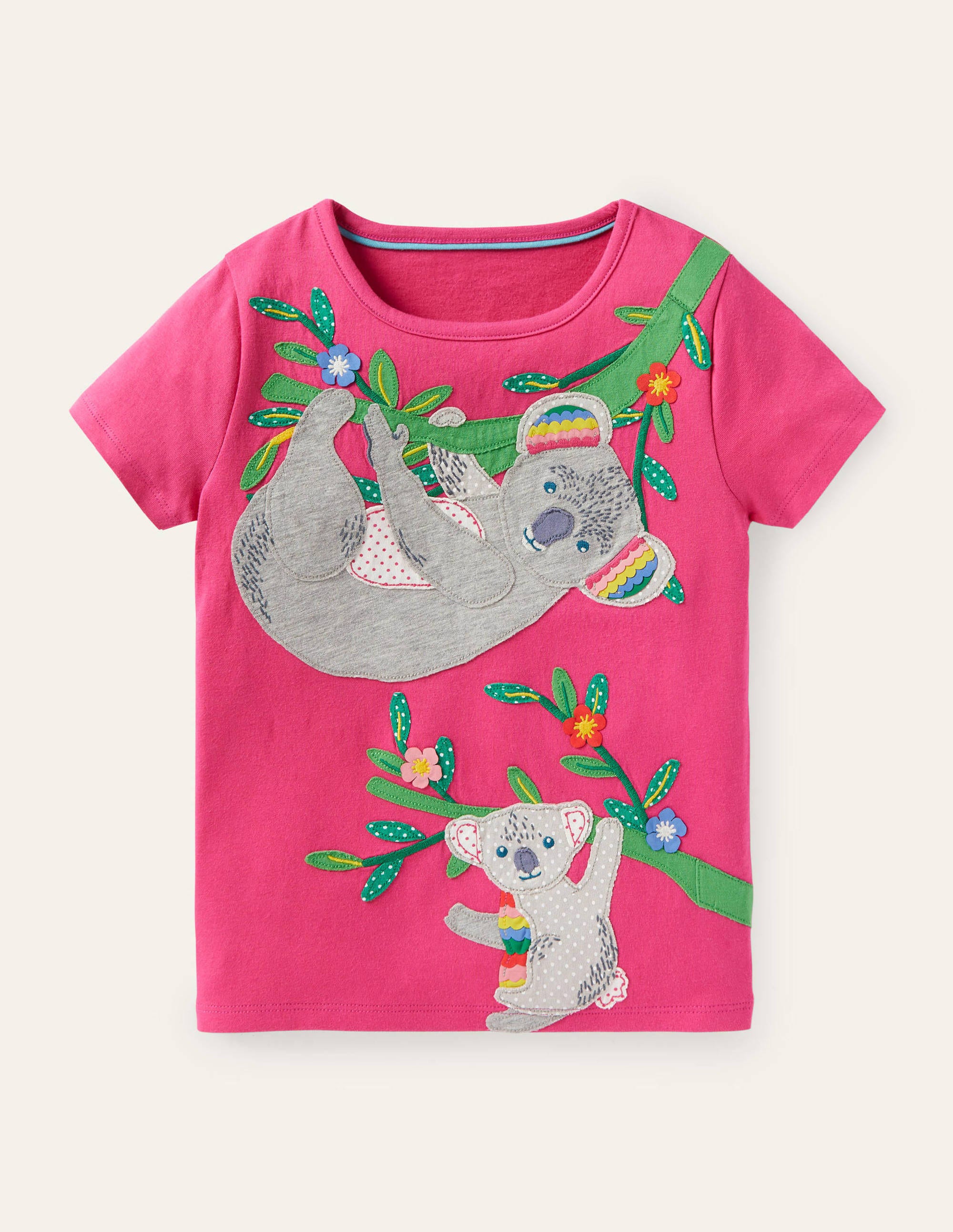 T-shirt à appliqué safari PIN Boden Boden, Pink