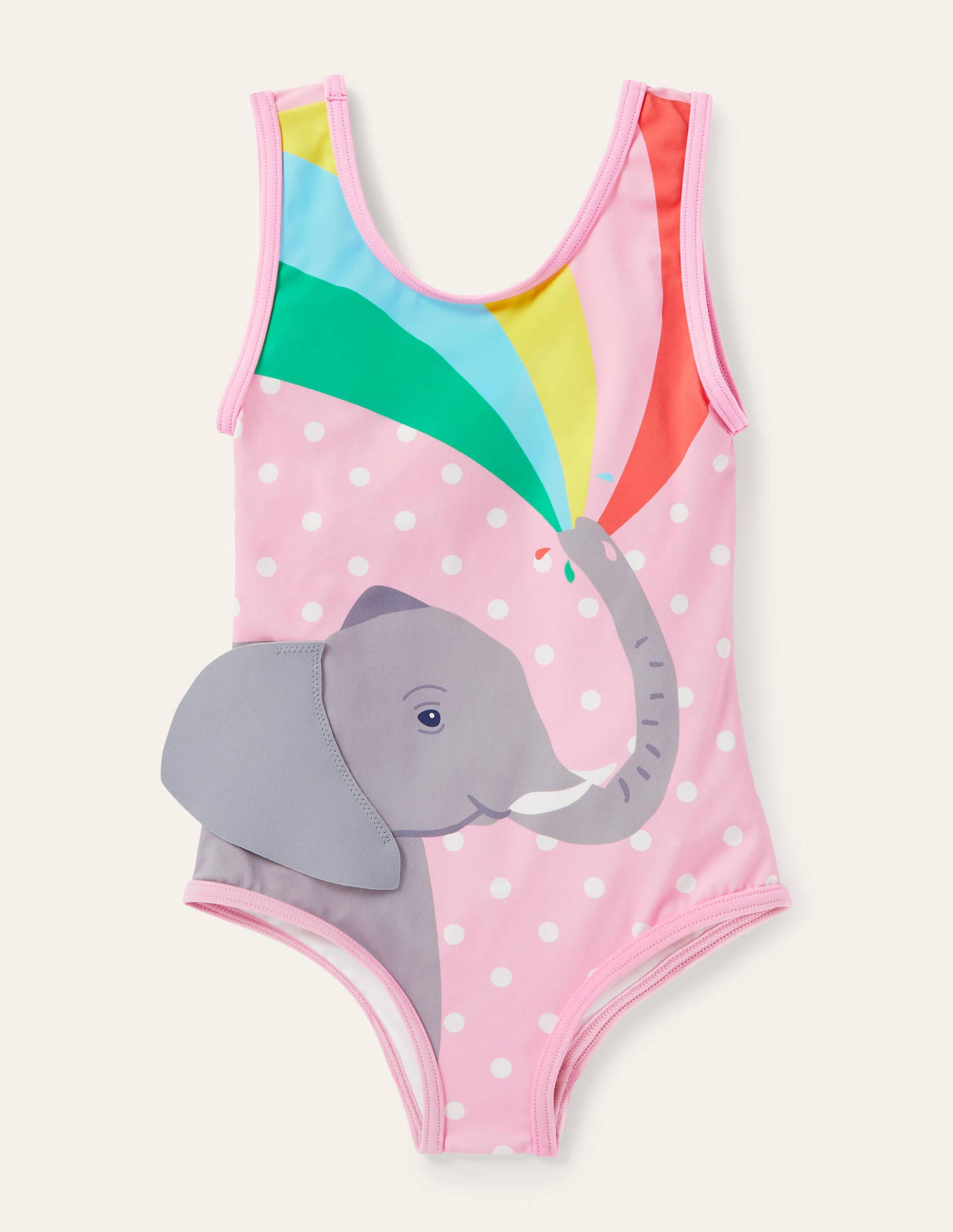 Maillot de bain fun à appliqué PNK Boden Boden, Pink