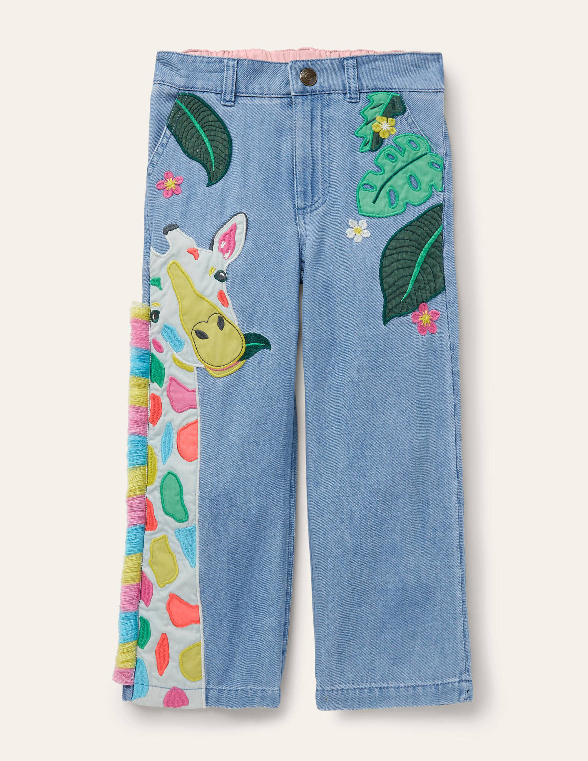 Jean à girafe arc-en-ciel MDN Boden Boden, Vintage