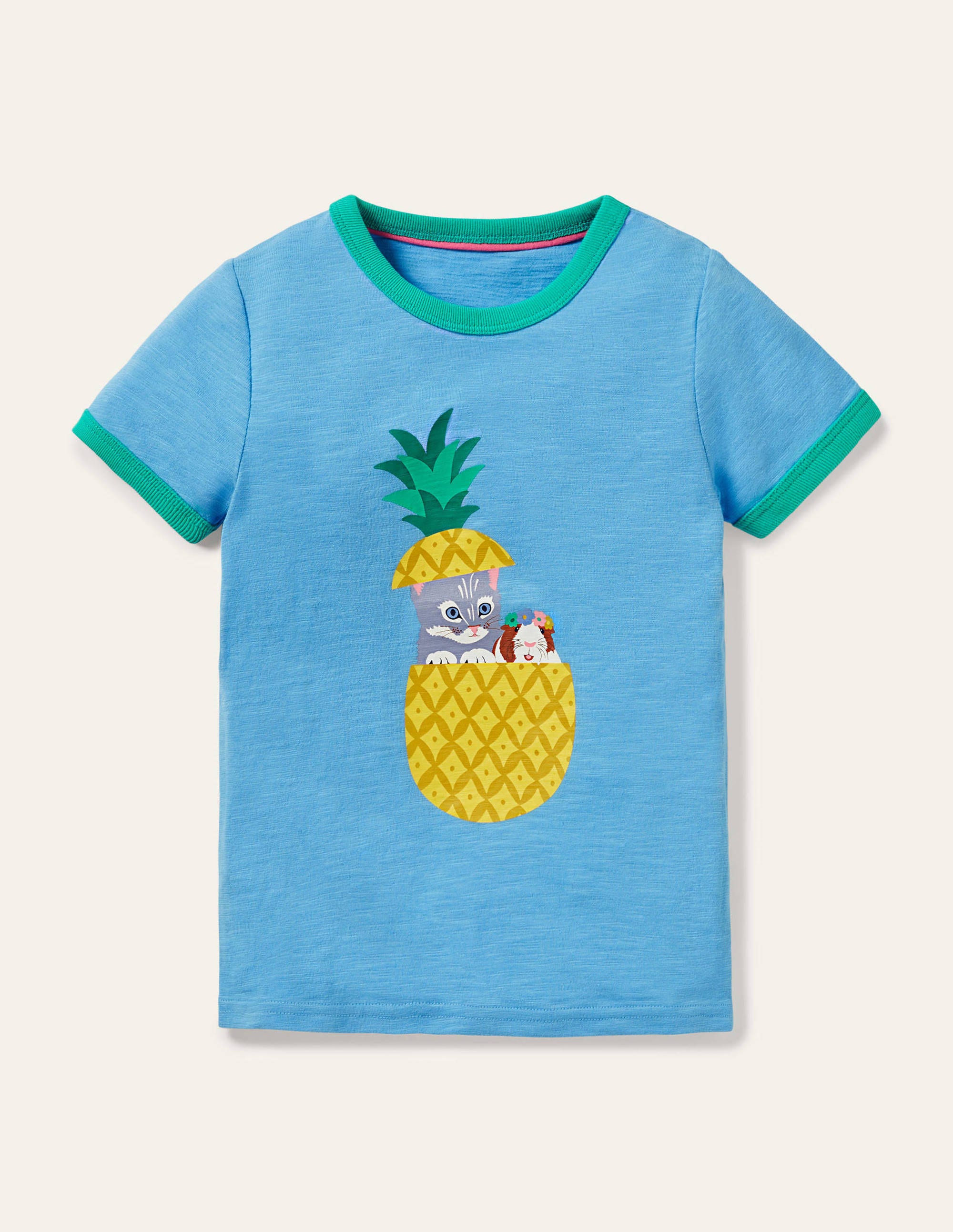 T-shirt fun imprimé BLU Boden Boden, Blue