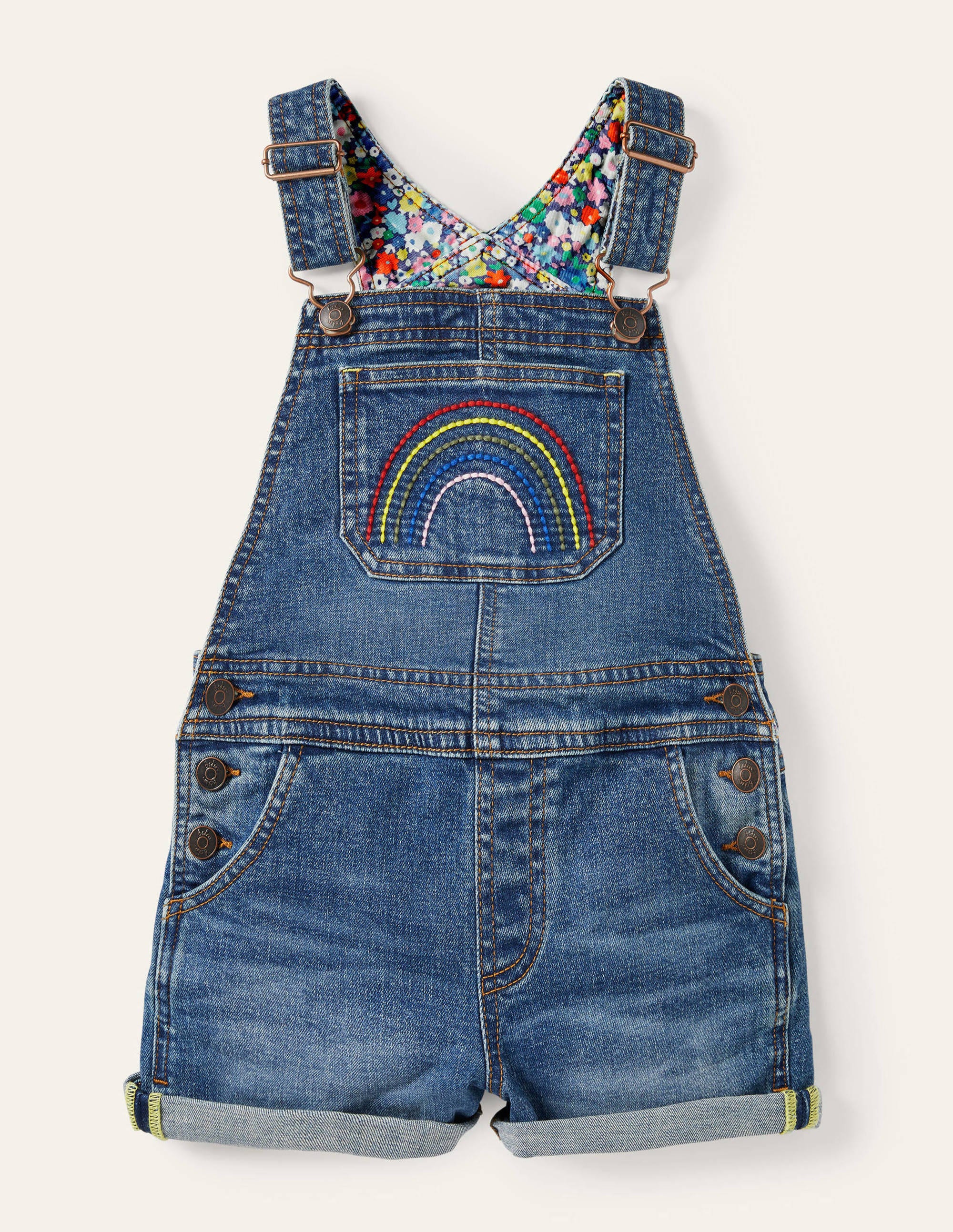 Salopette courte fun BLU Boden Boden, Denim