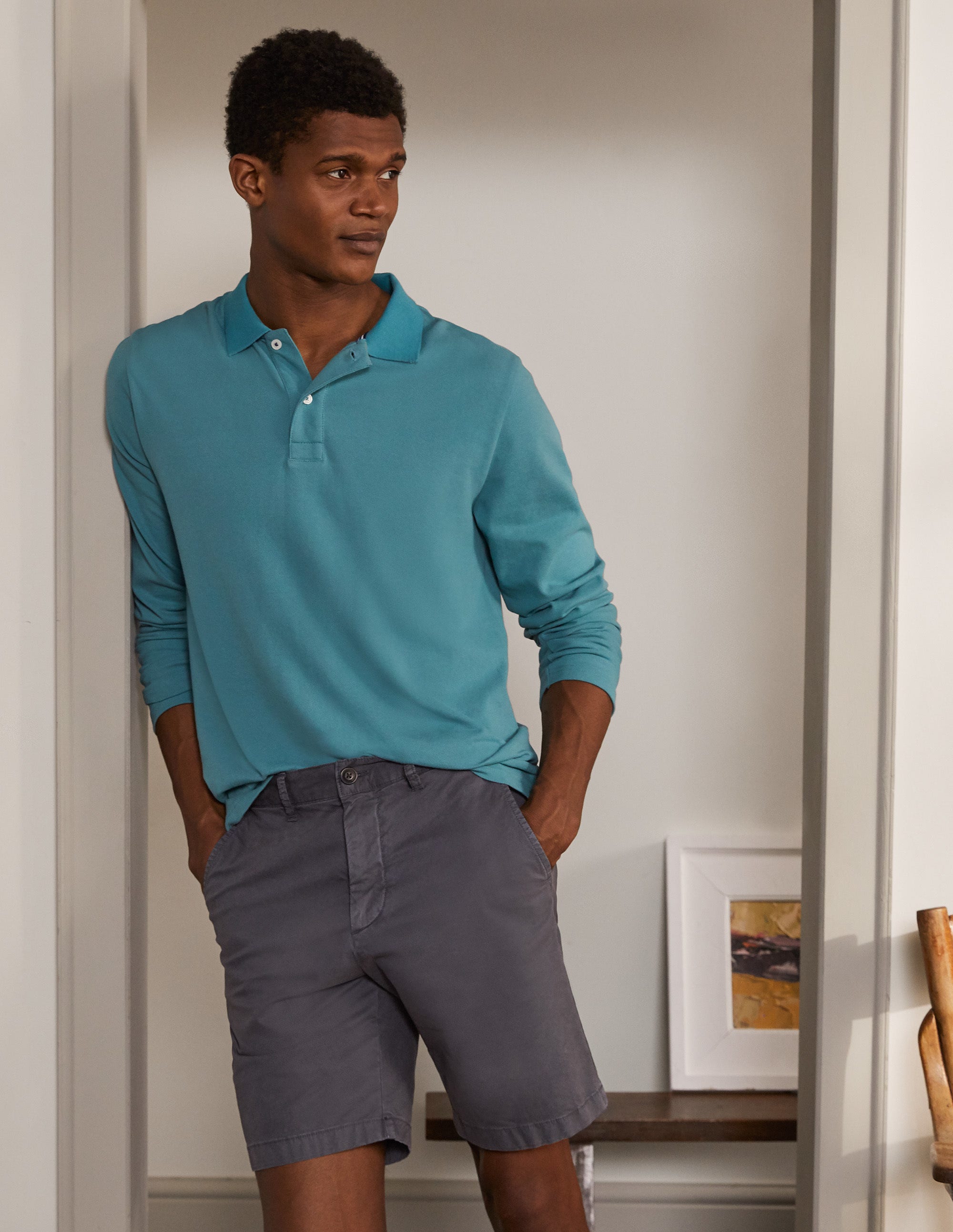 Short chino GRY Boden Boden, Grey