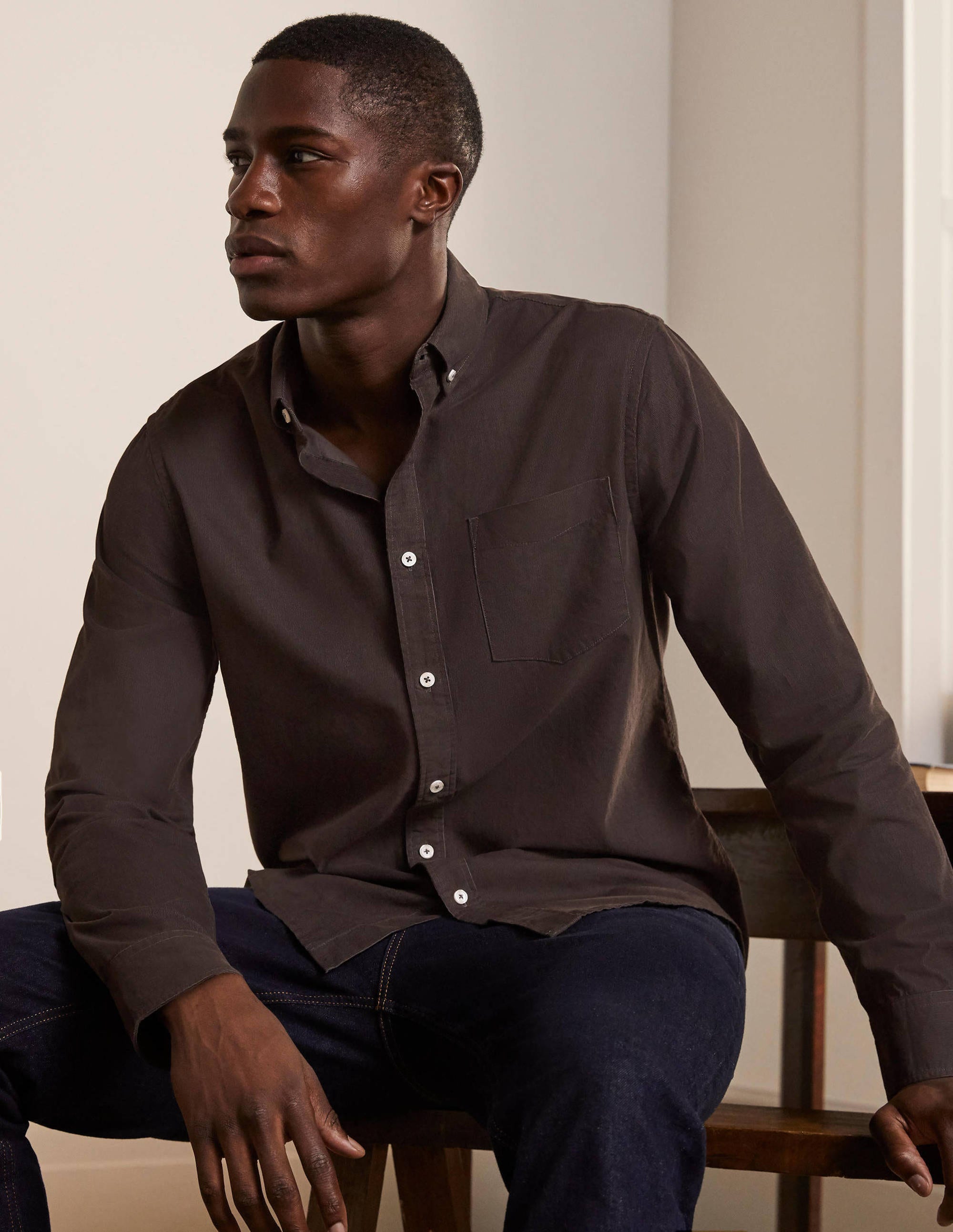 Chemise en velours côtelé GRY Boden Boden, London Grey