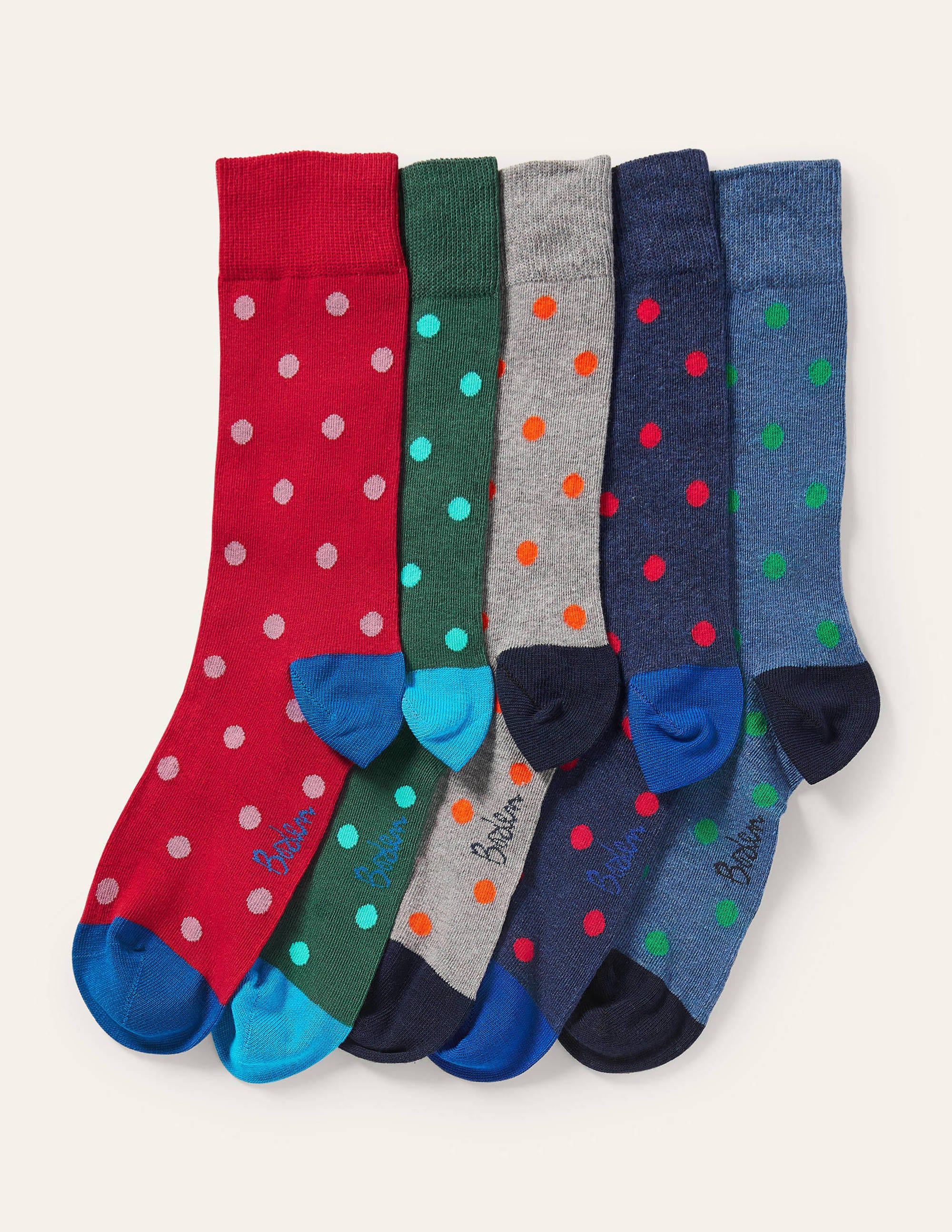 5 Pack Favourite Socks SPT Homme Boden, Multi