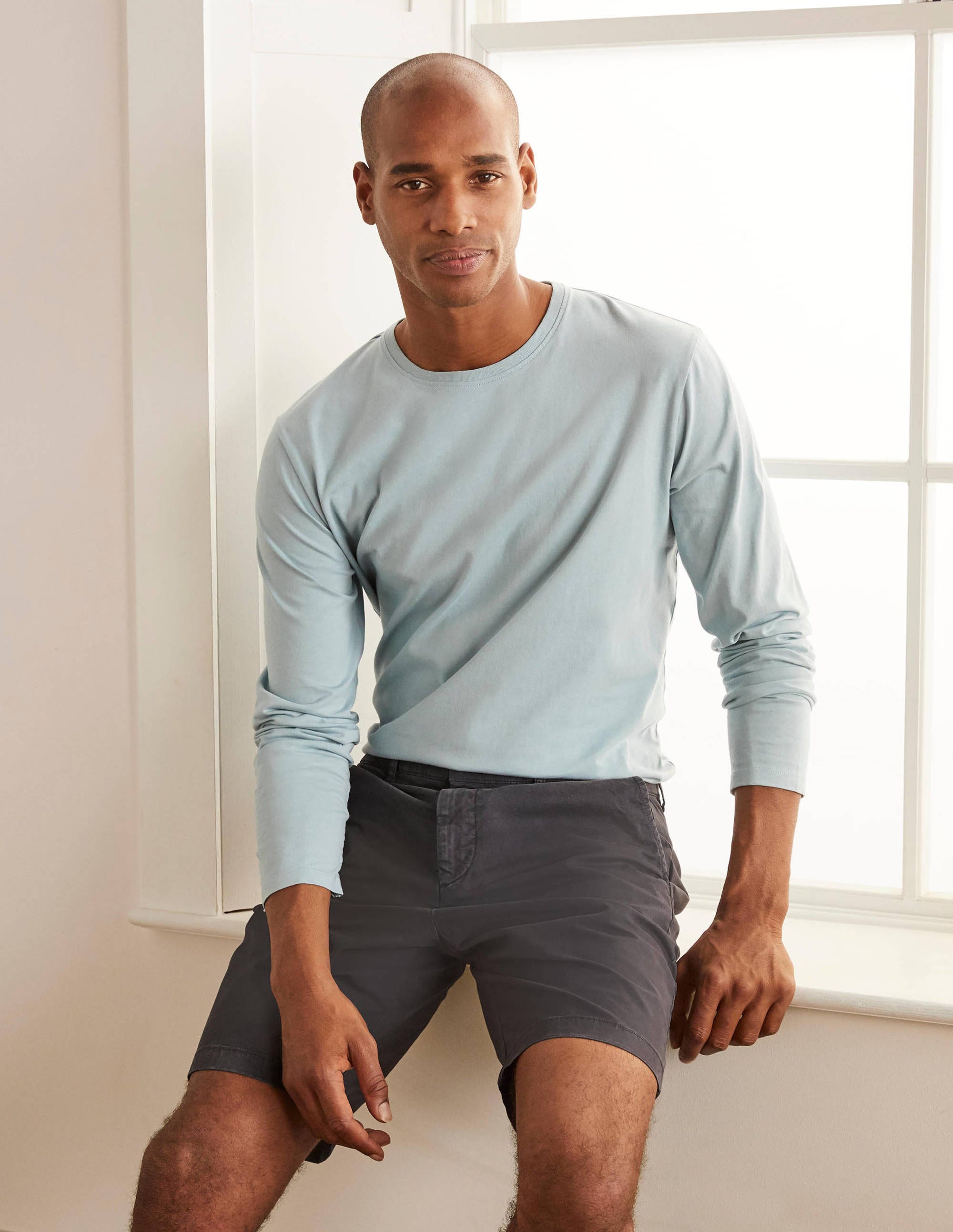 Short chino GRY Homme Boden, Grey