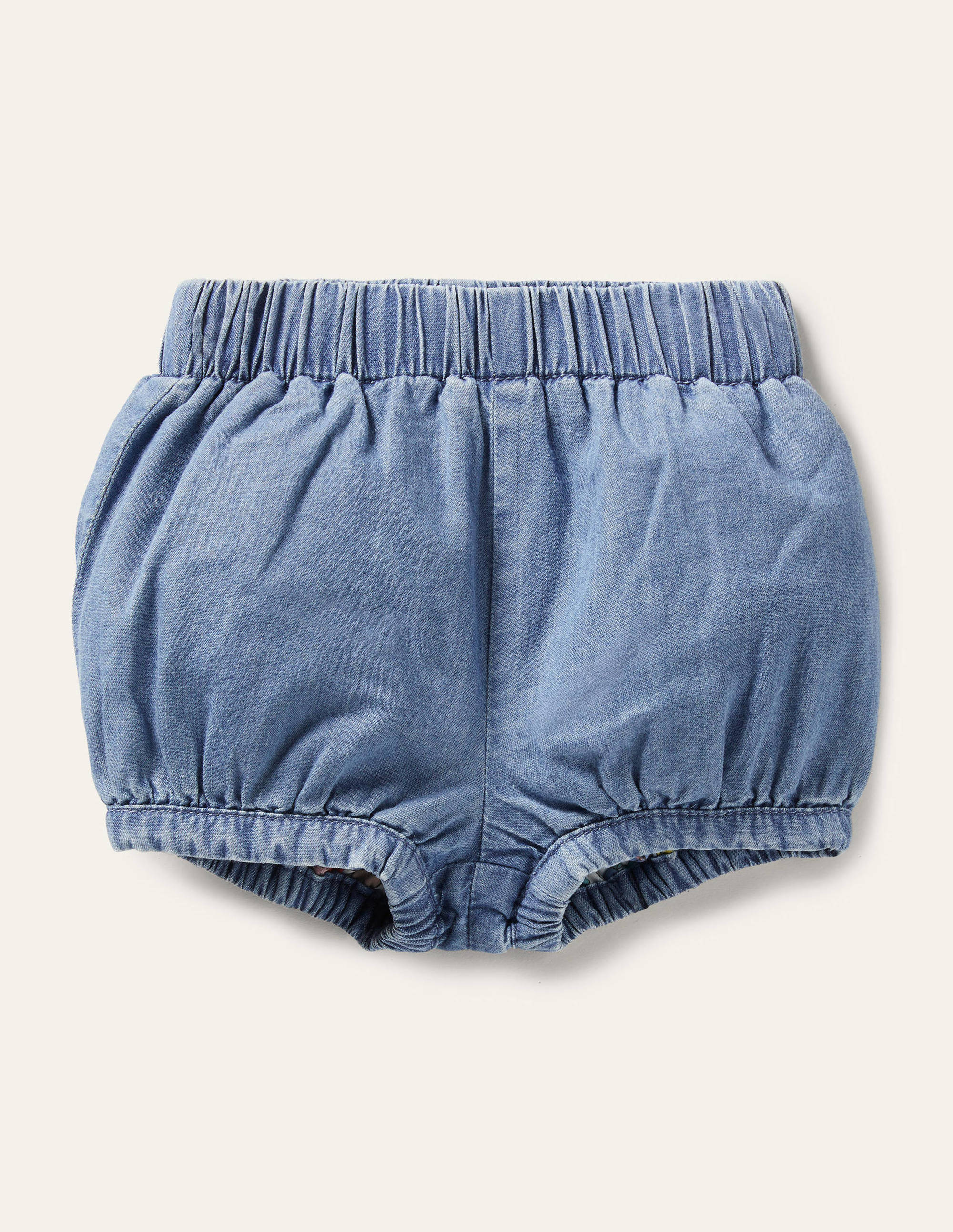 Short bouffant en chambray LCH Bébé Boden, Denim