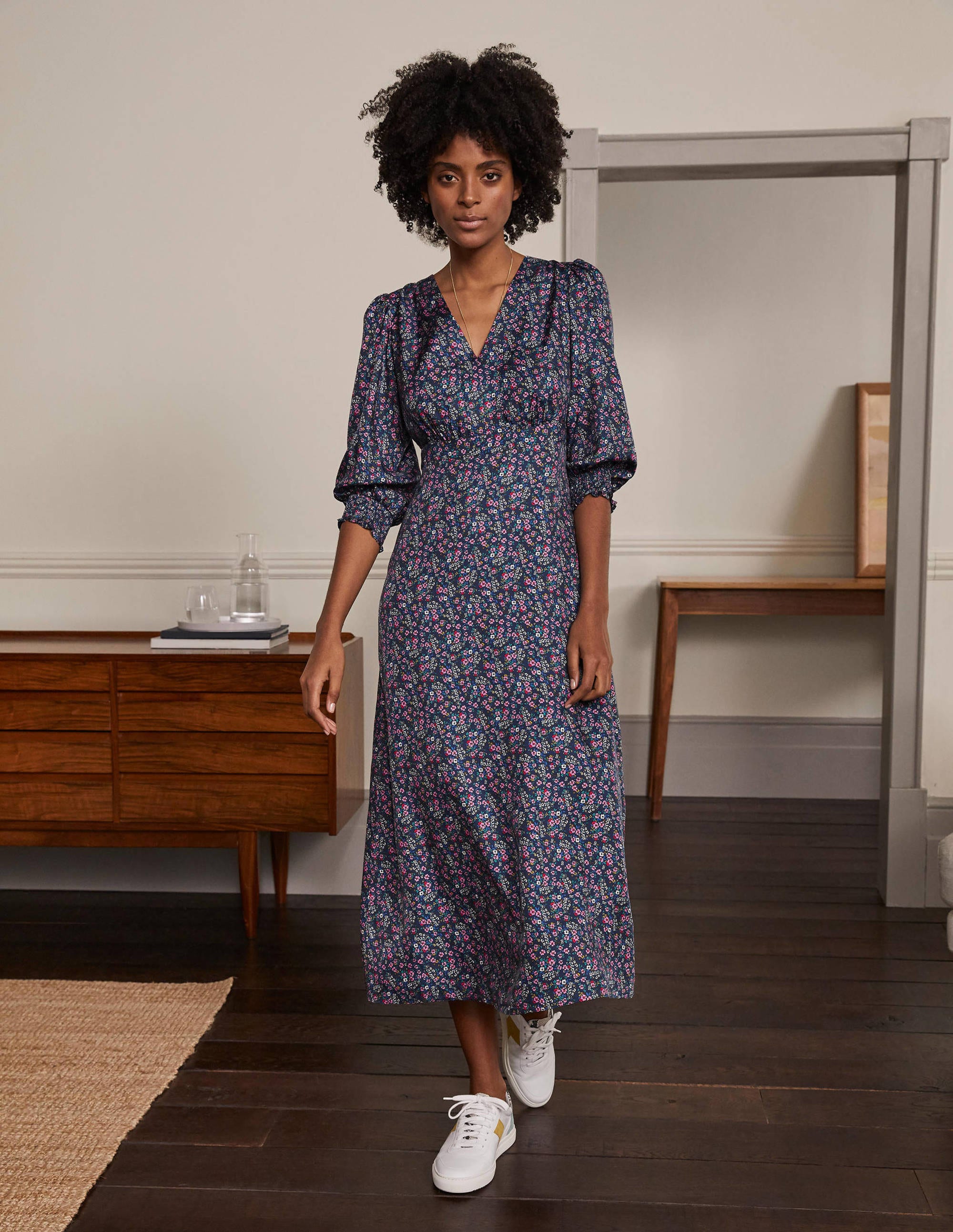 Robe midi Iris BLU Boden Boden, Blue