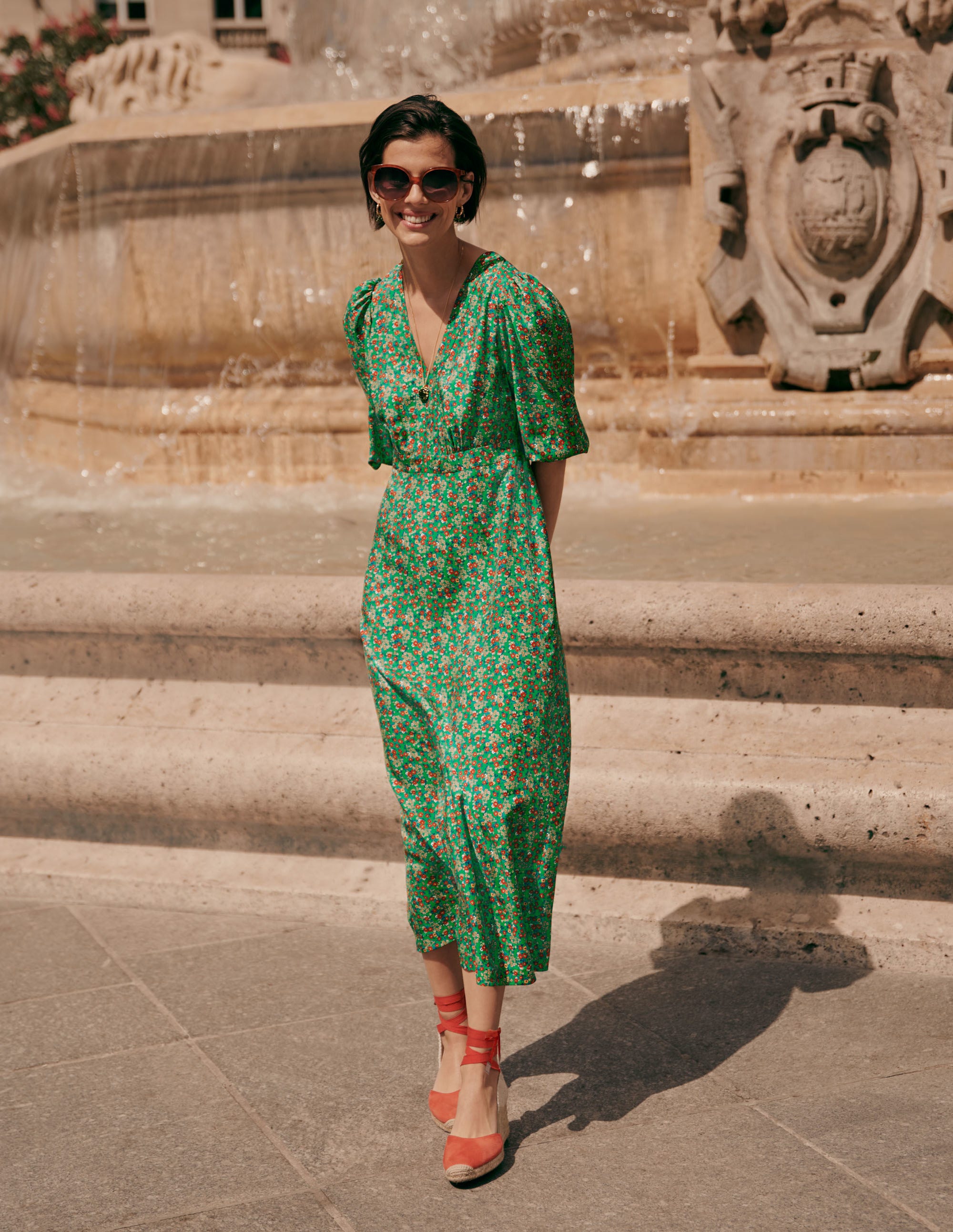 Robe midi Iris GRN Boden Boden, Green