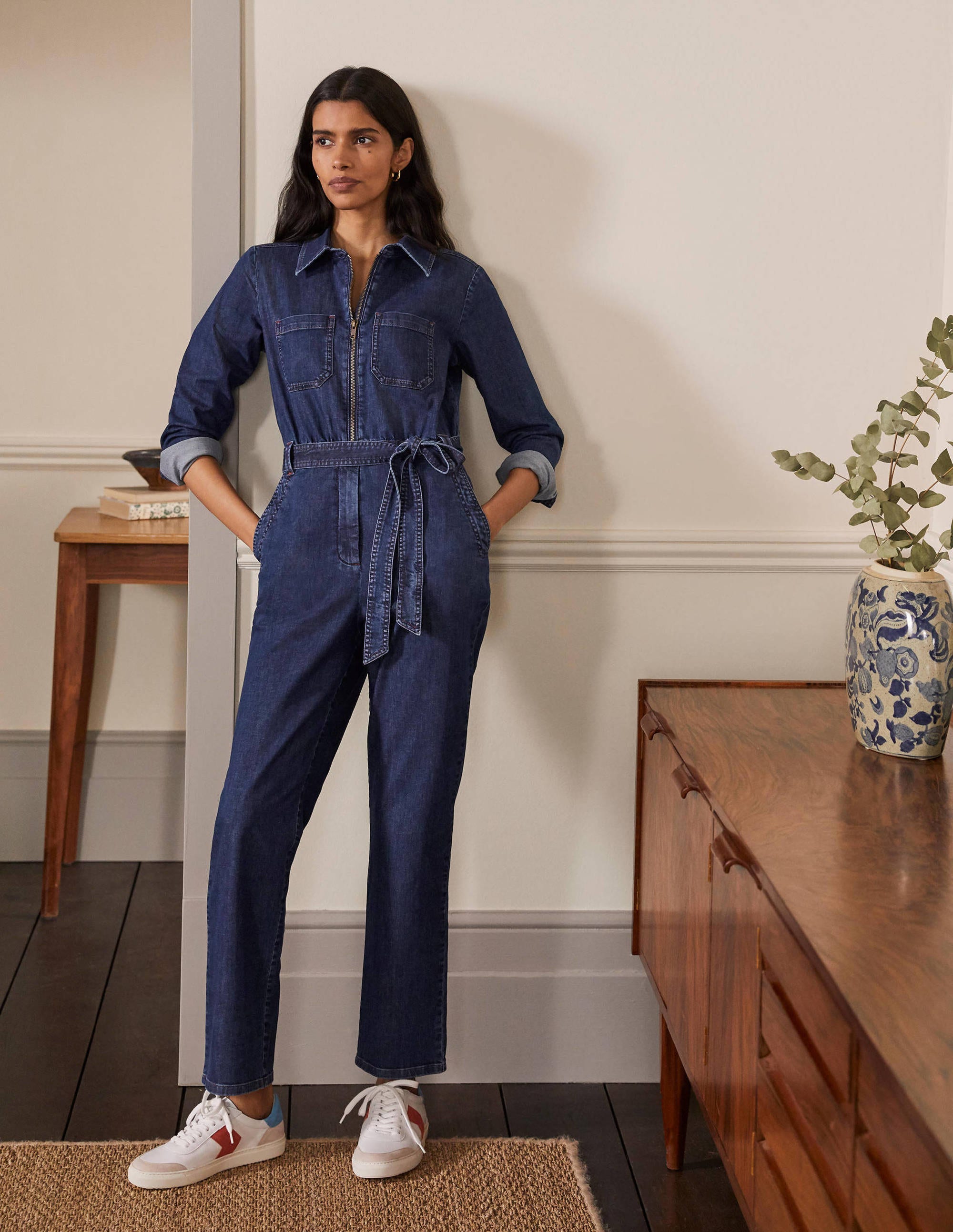 Combinaison zippée DVN Femme Boden, Vintage