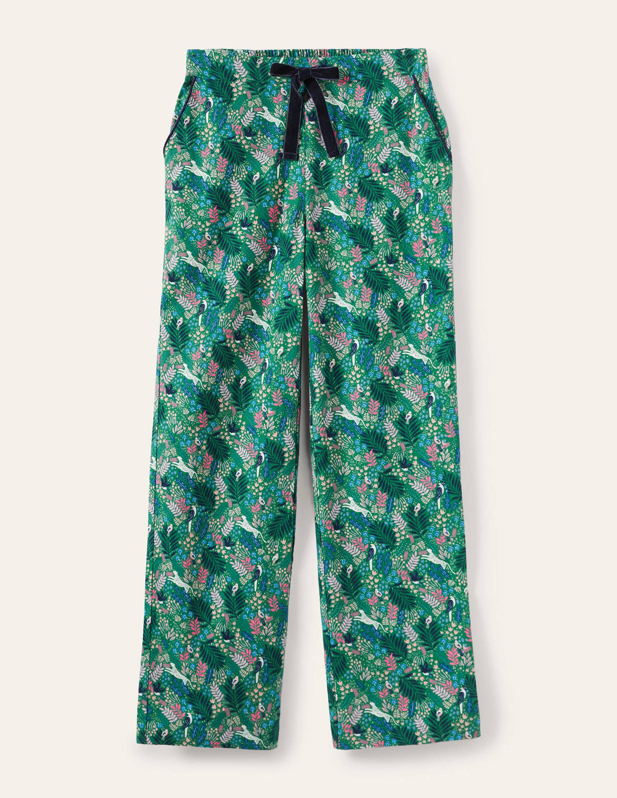 Vanessa Cosy Bottoms - Leafy Green, Jungle Chase | Boden US