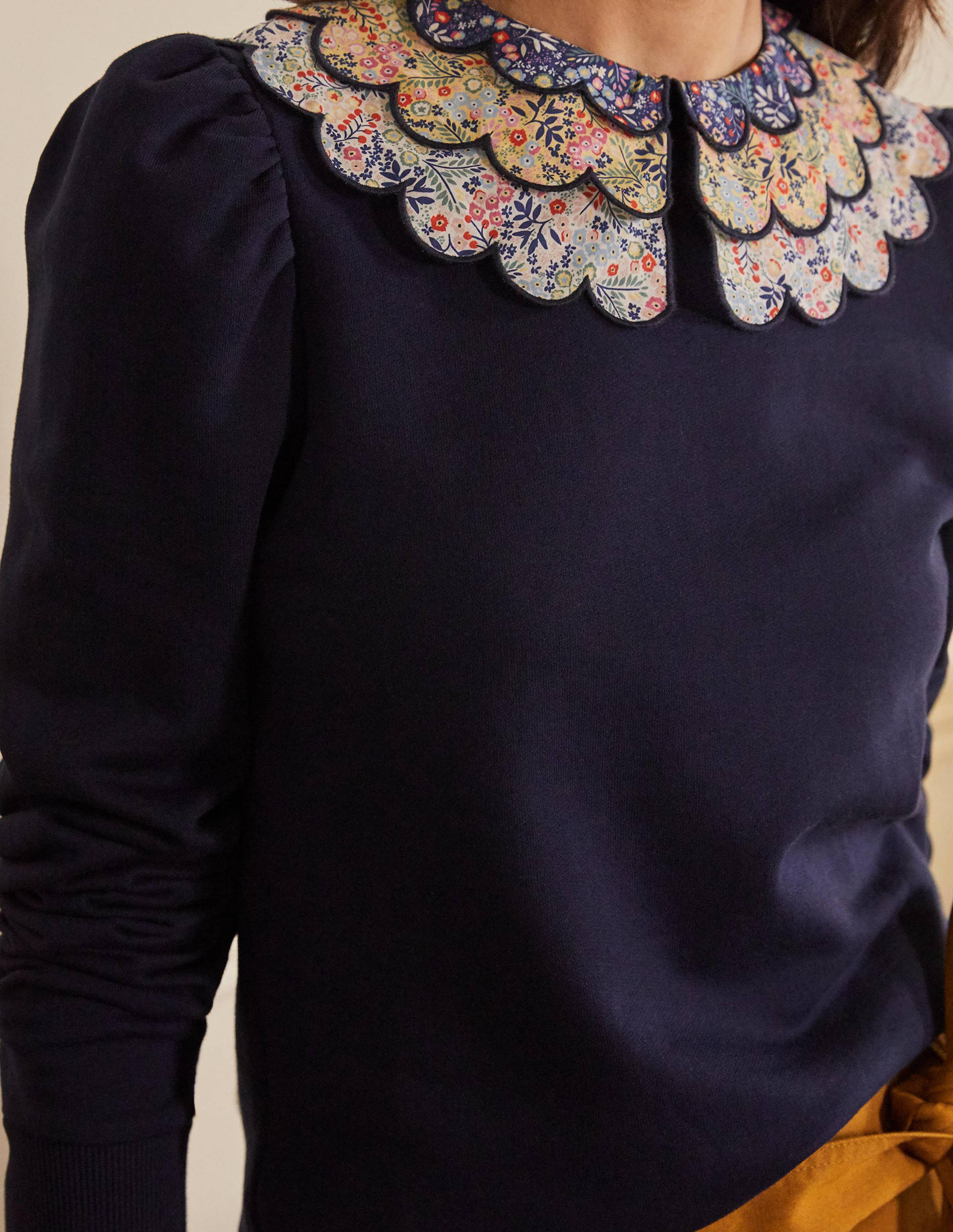 hattie collar sweatshirt boden