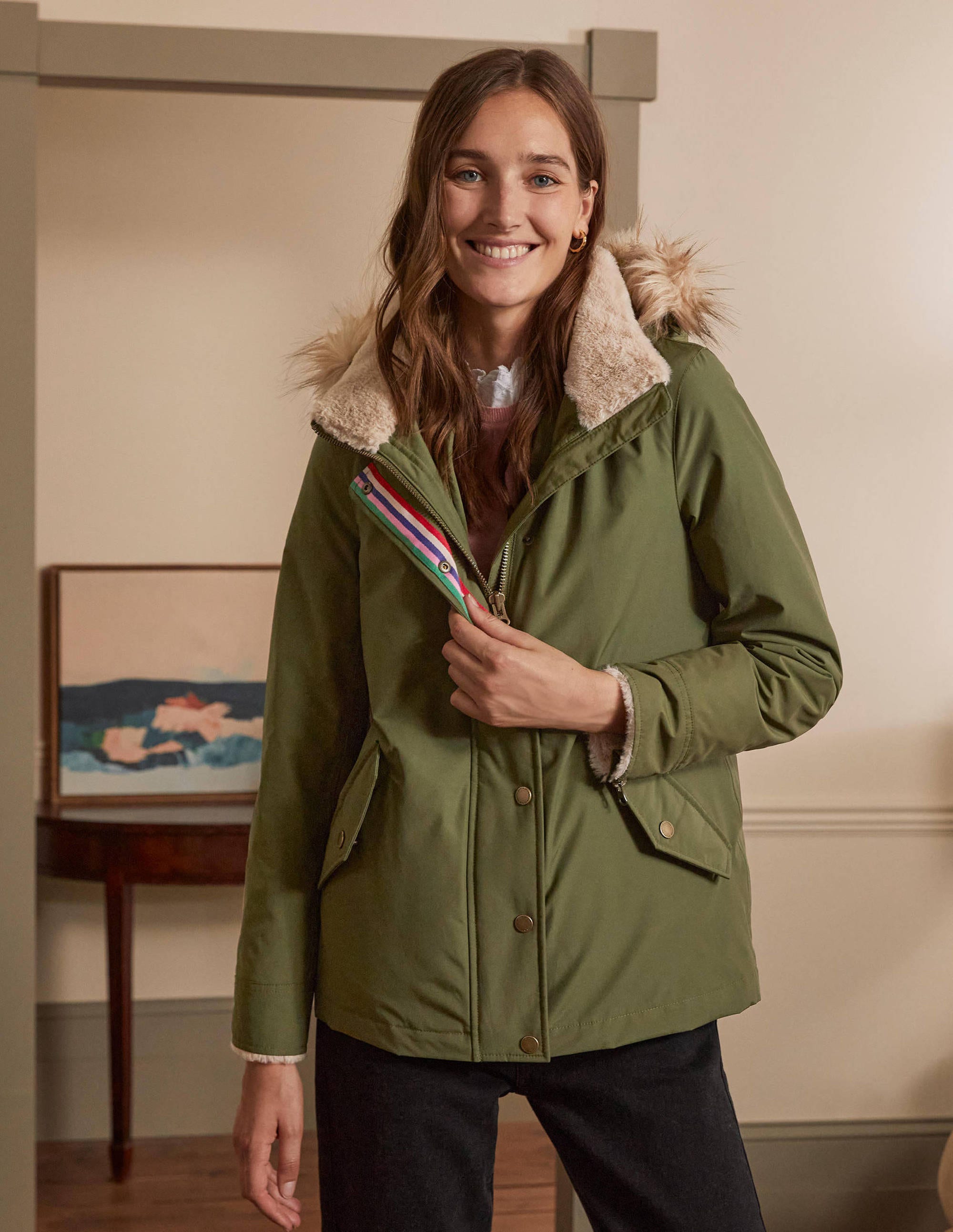 Veste Dunbar imperméable GRN Boden Boden, Green