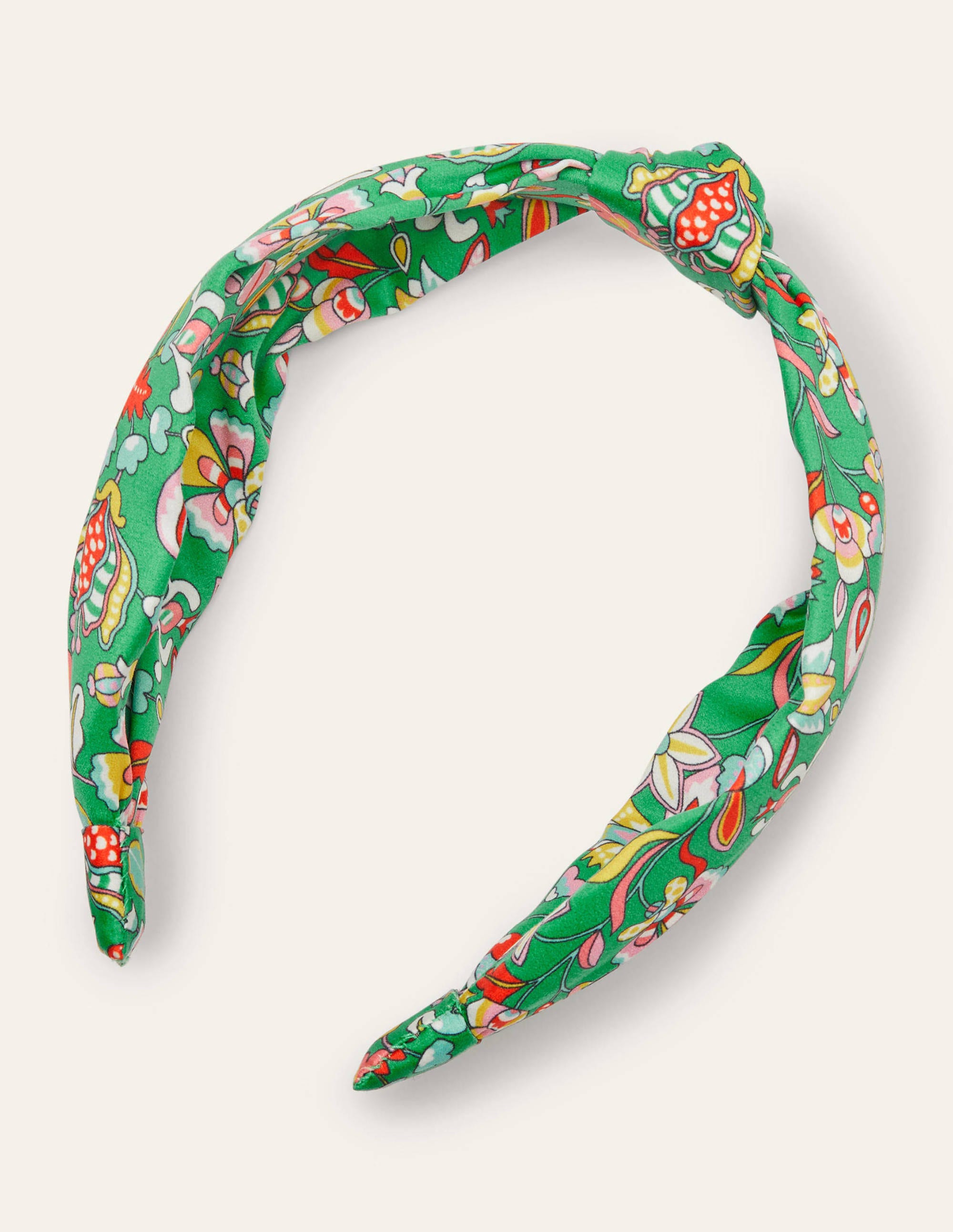 Serre-tête avec nœud FLR Femme Boden, Green