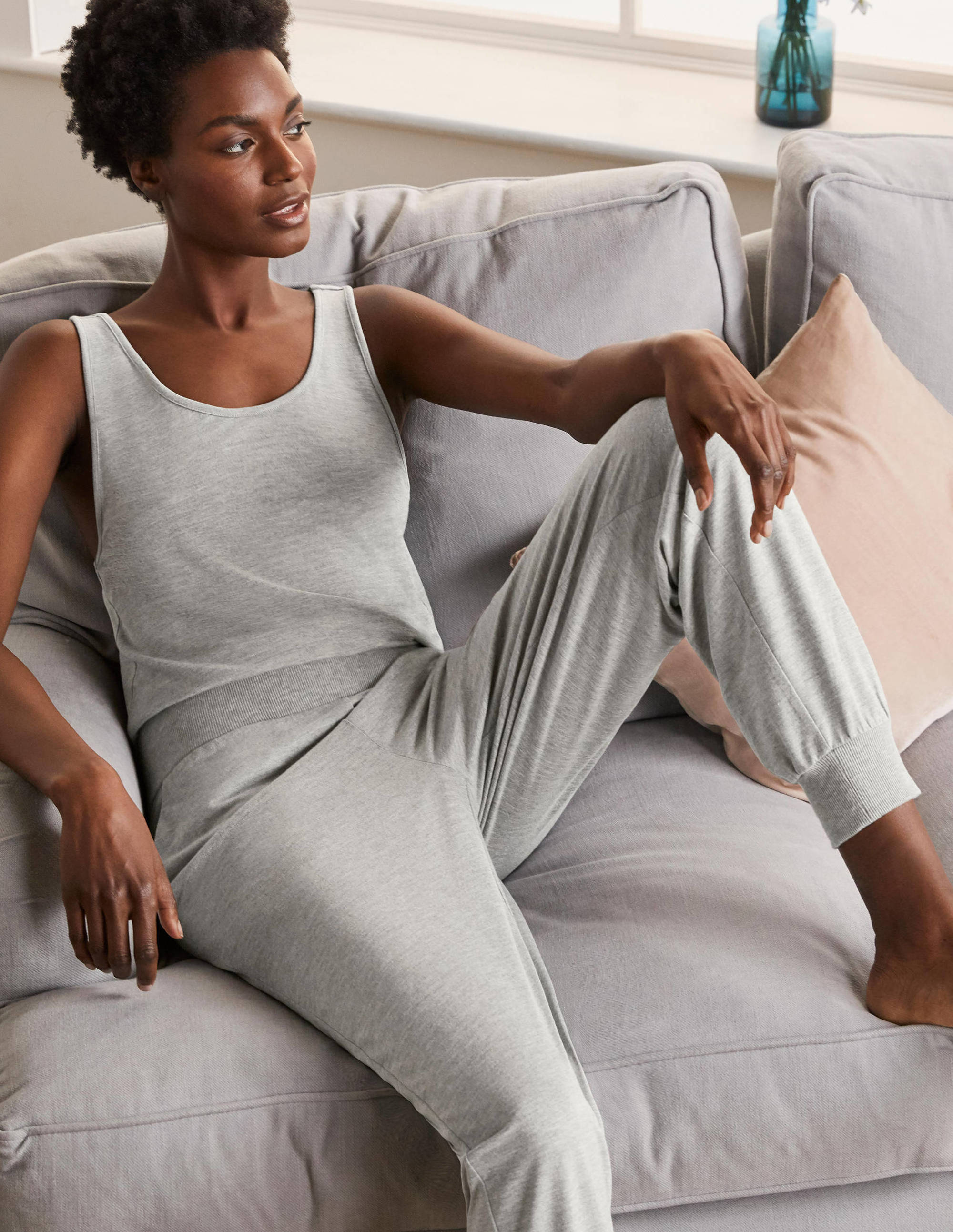 Combinaison Rachel en jersey GRY Femme Boden, Grey