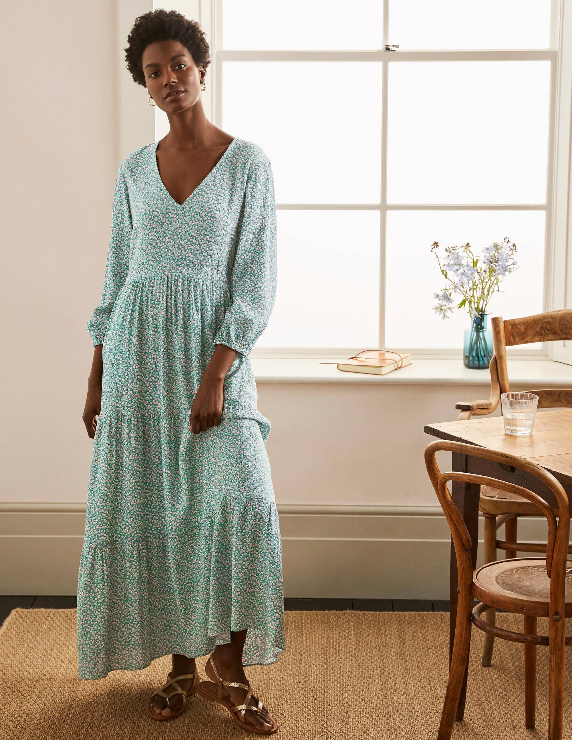 boden black maxi dress