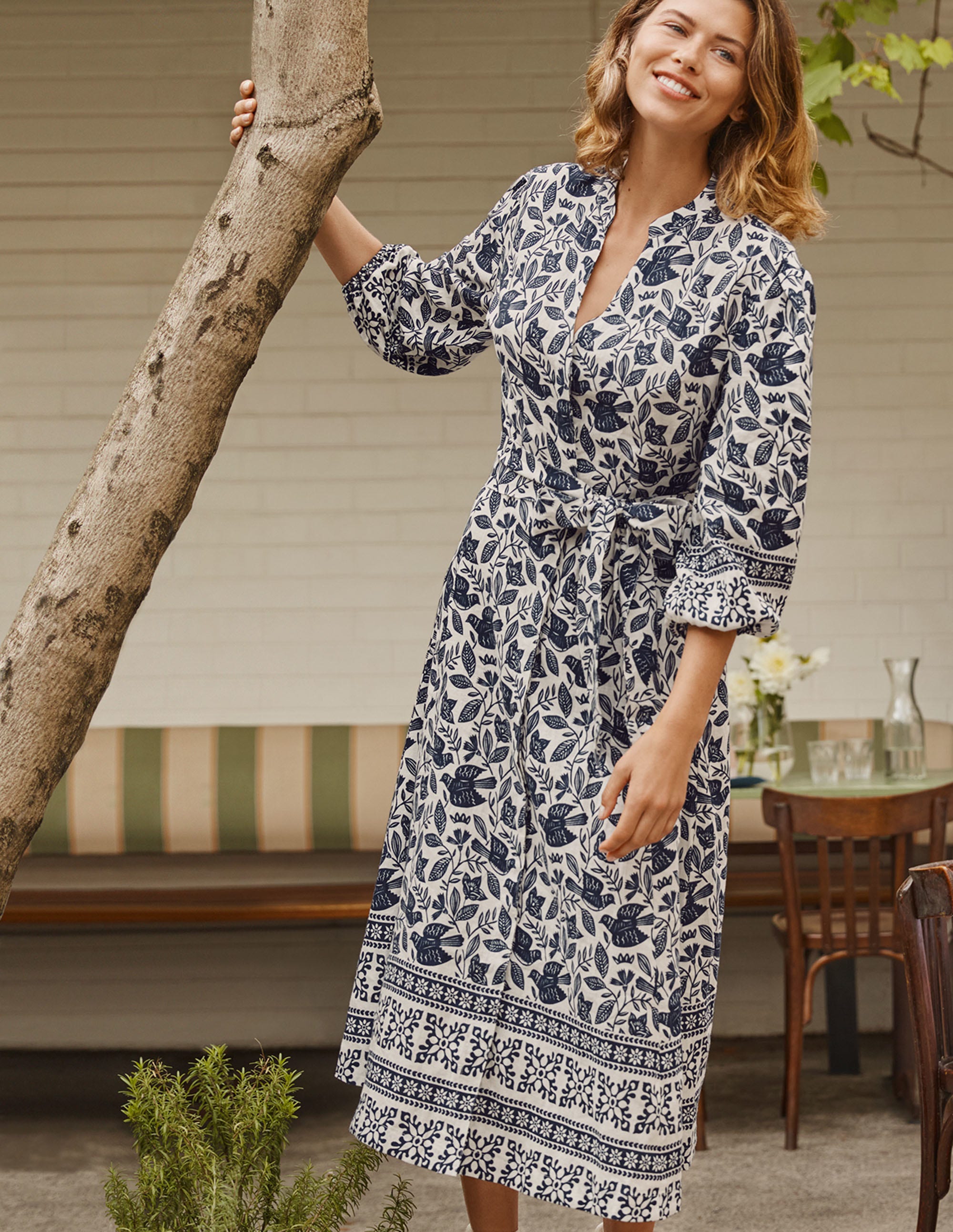 boden cassidy linen dress