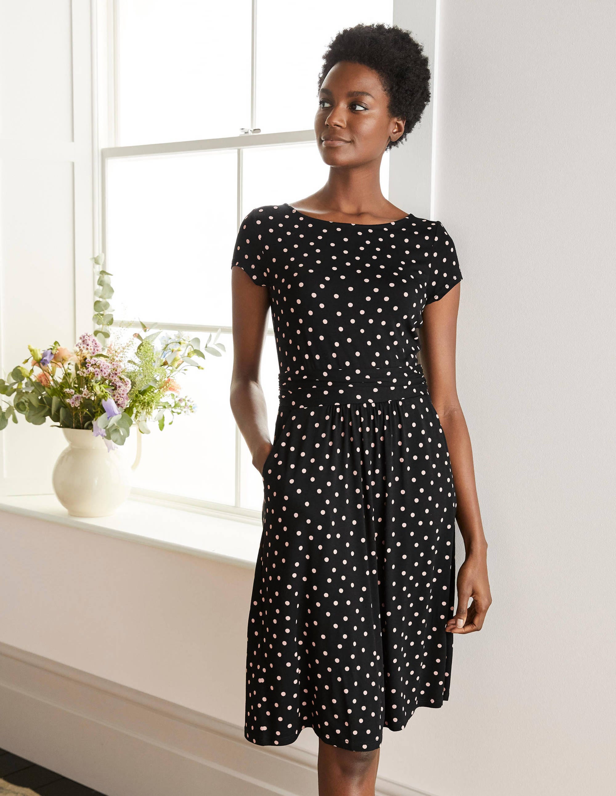 boden amelie print jersey dress