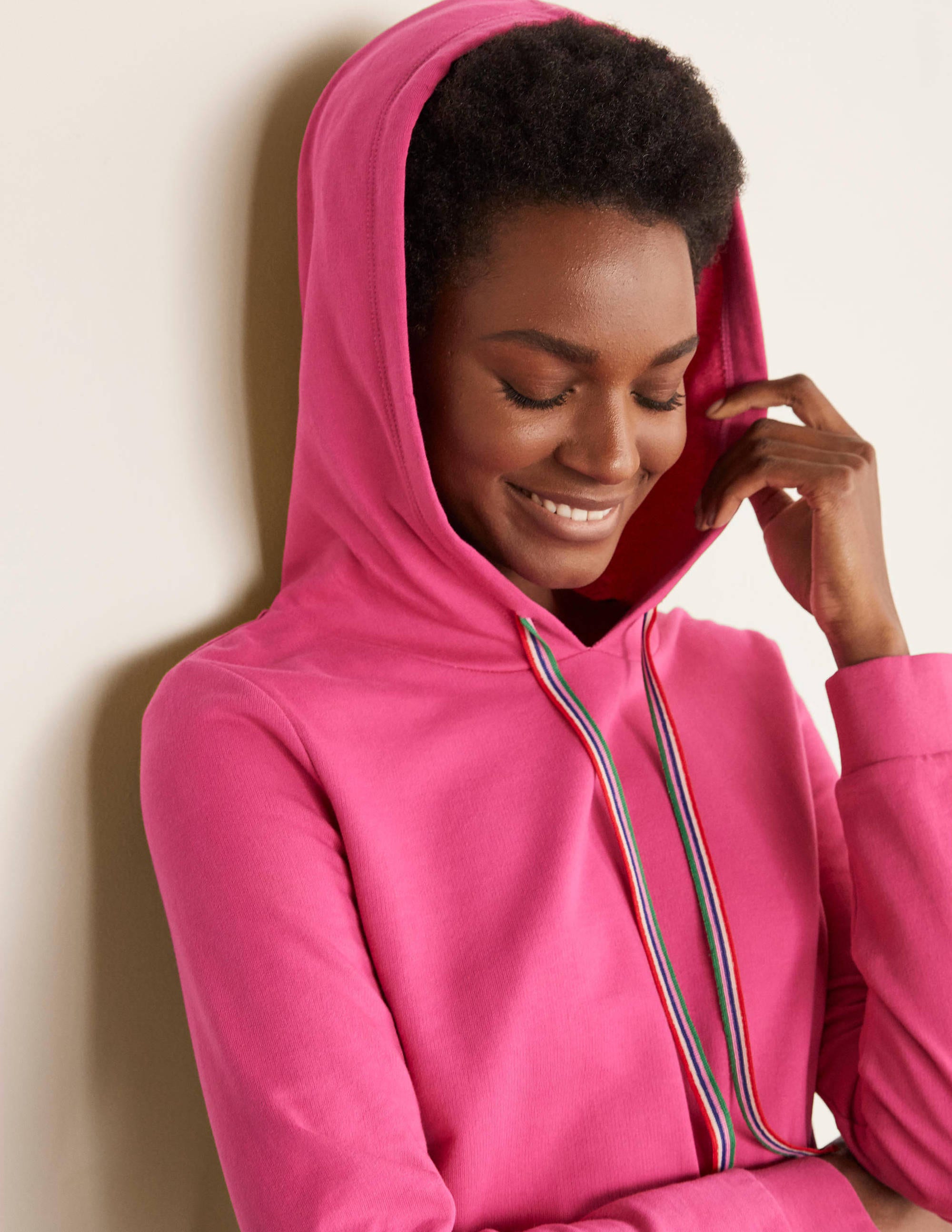 Oriel Sweatshirt Dress Pink Women Boden 