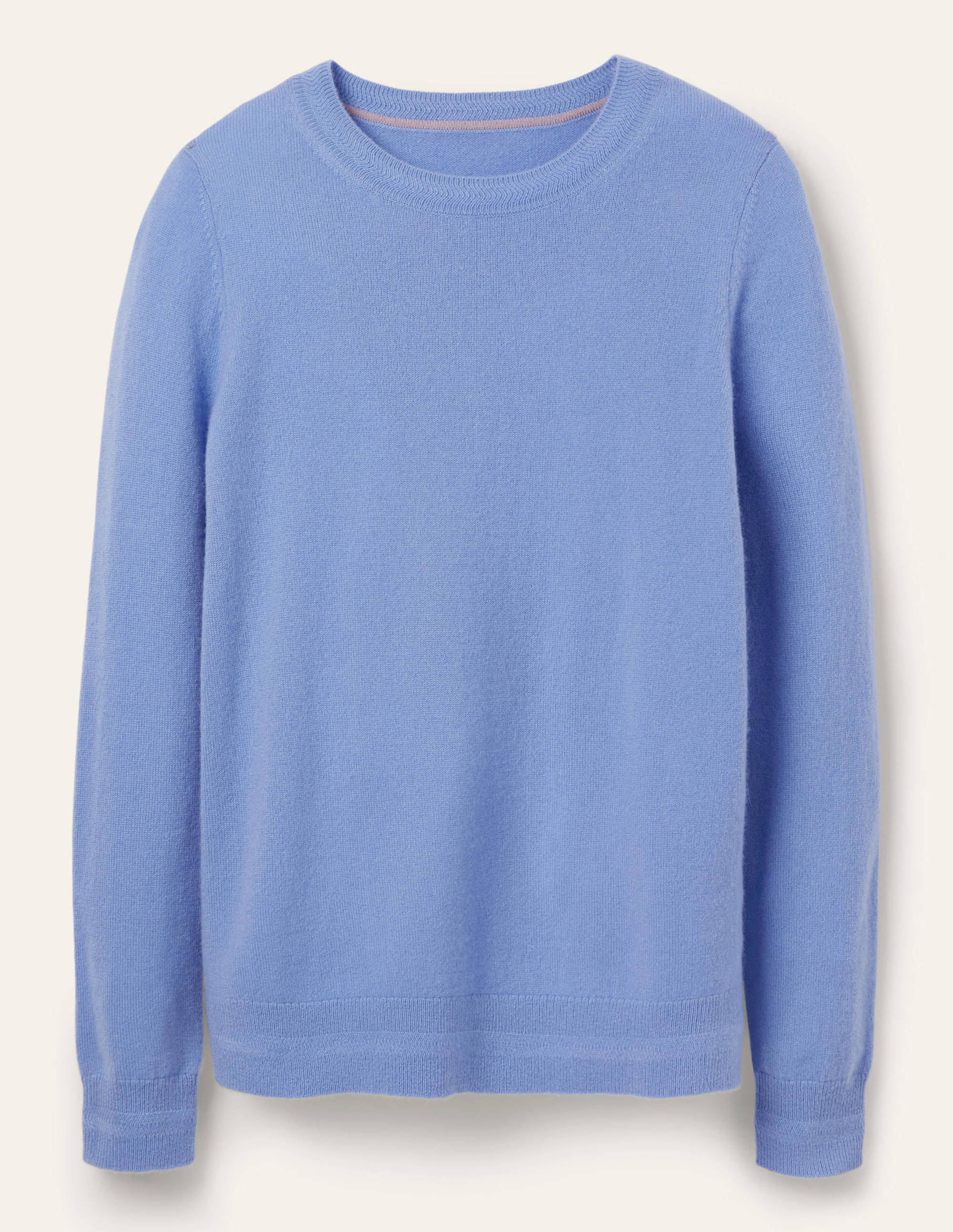 Cashmere Crew Neck Jumper - Gulf Blue | Boden UK