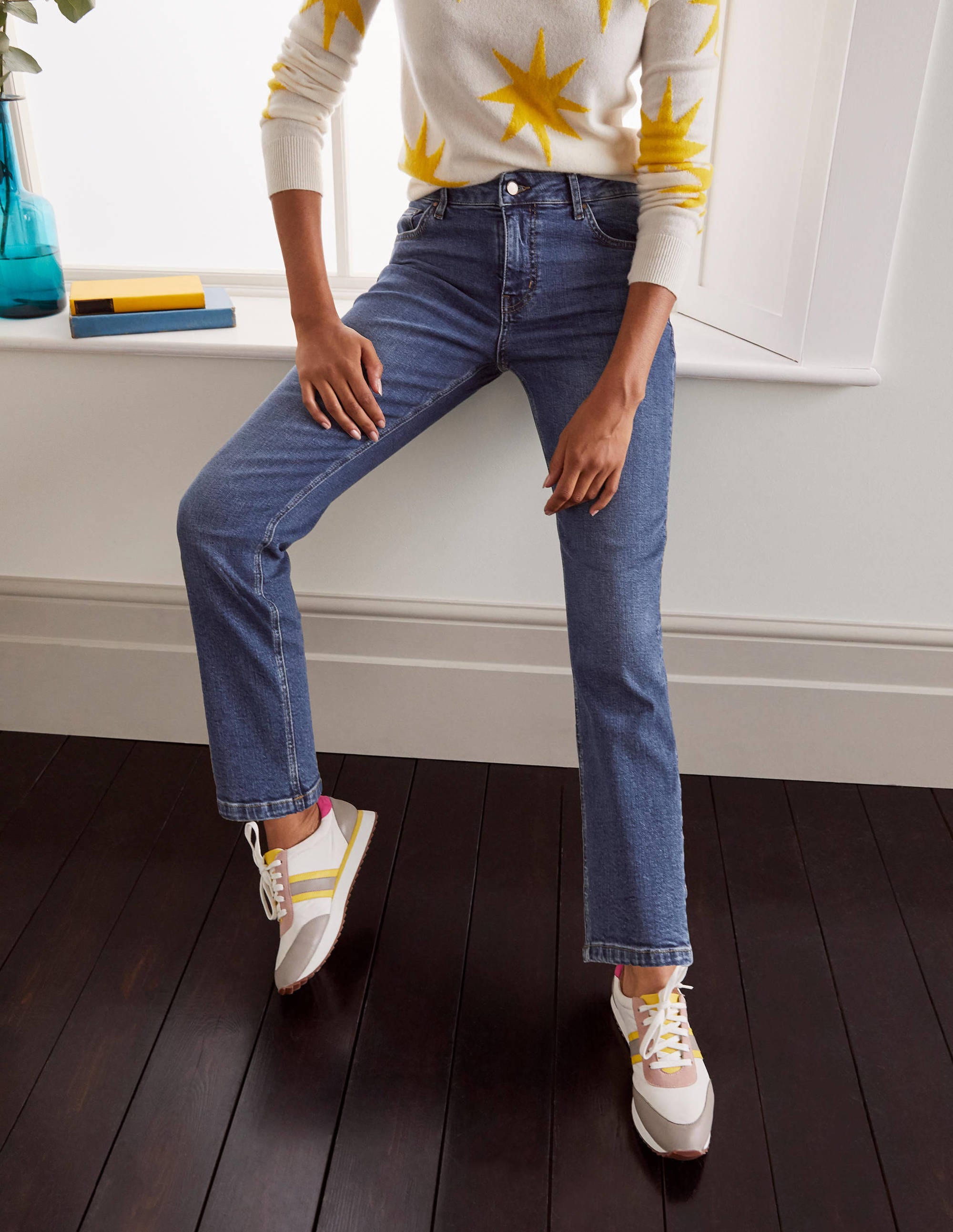 boden slim straight ankle skimmer