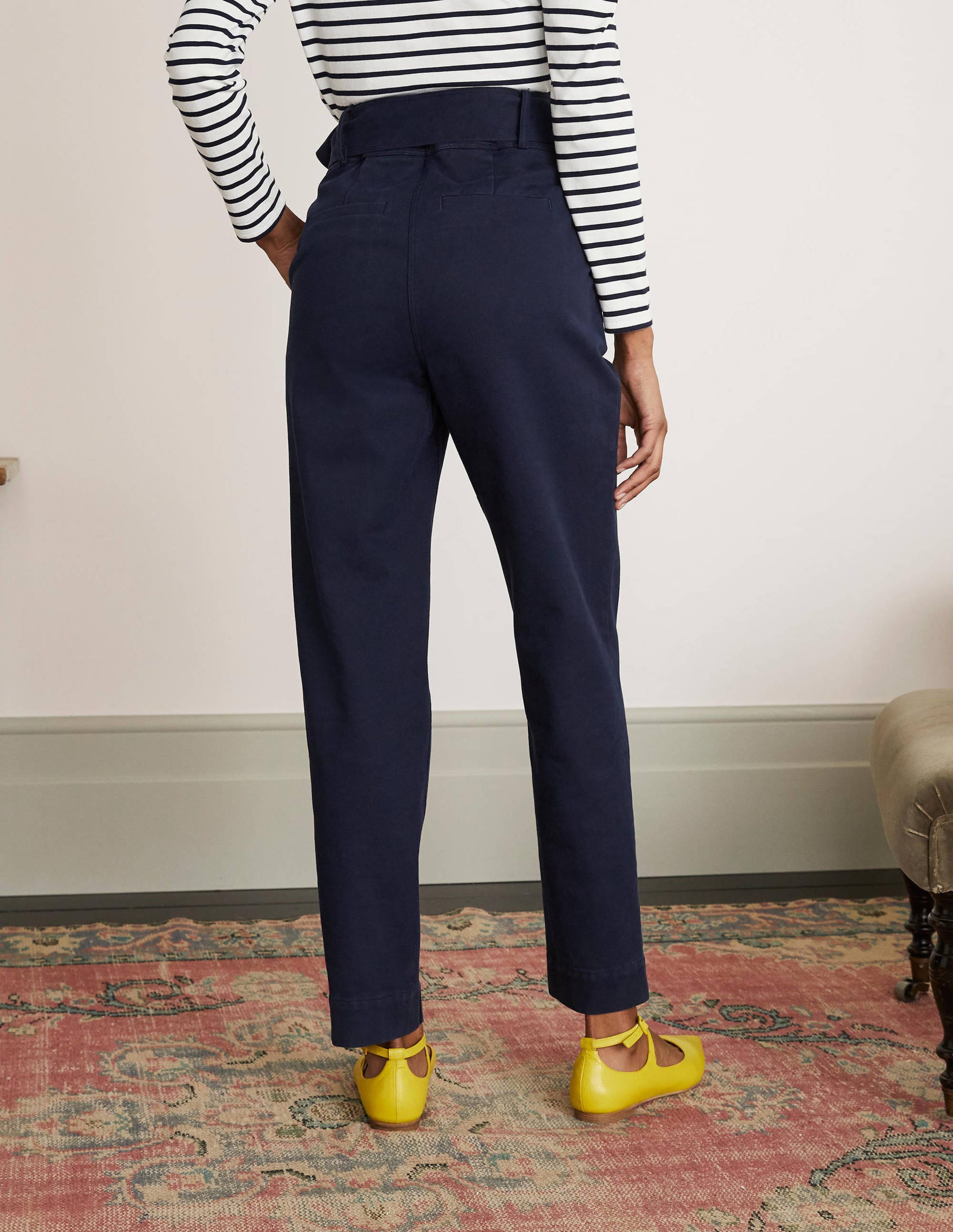 Bude Trousers - Navy | Boden UK