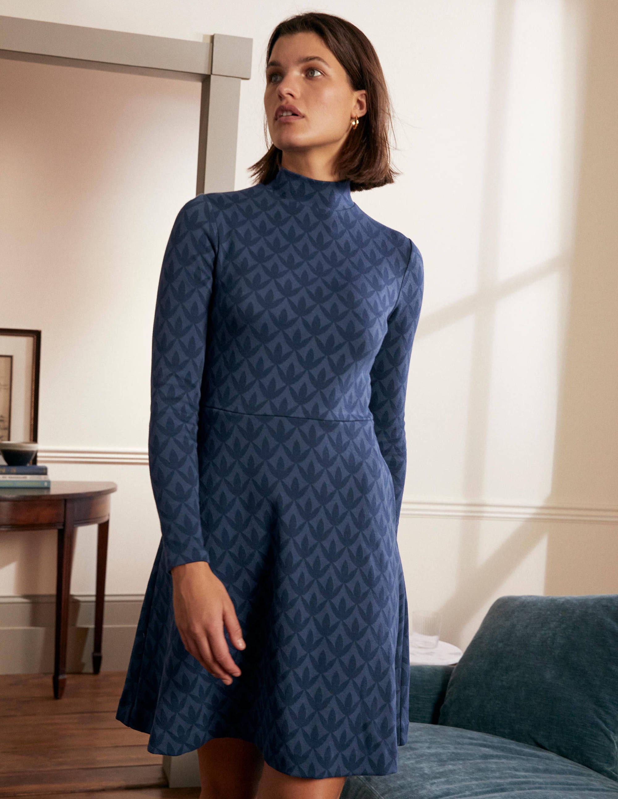 estella jacquard dress