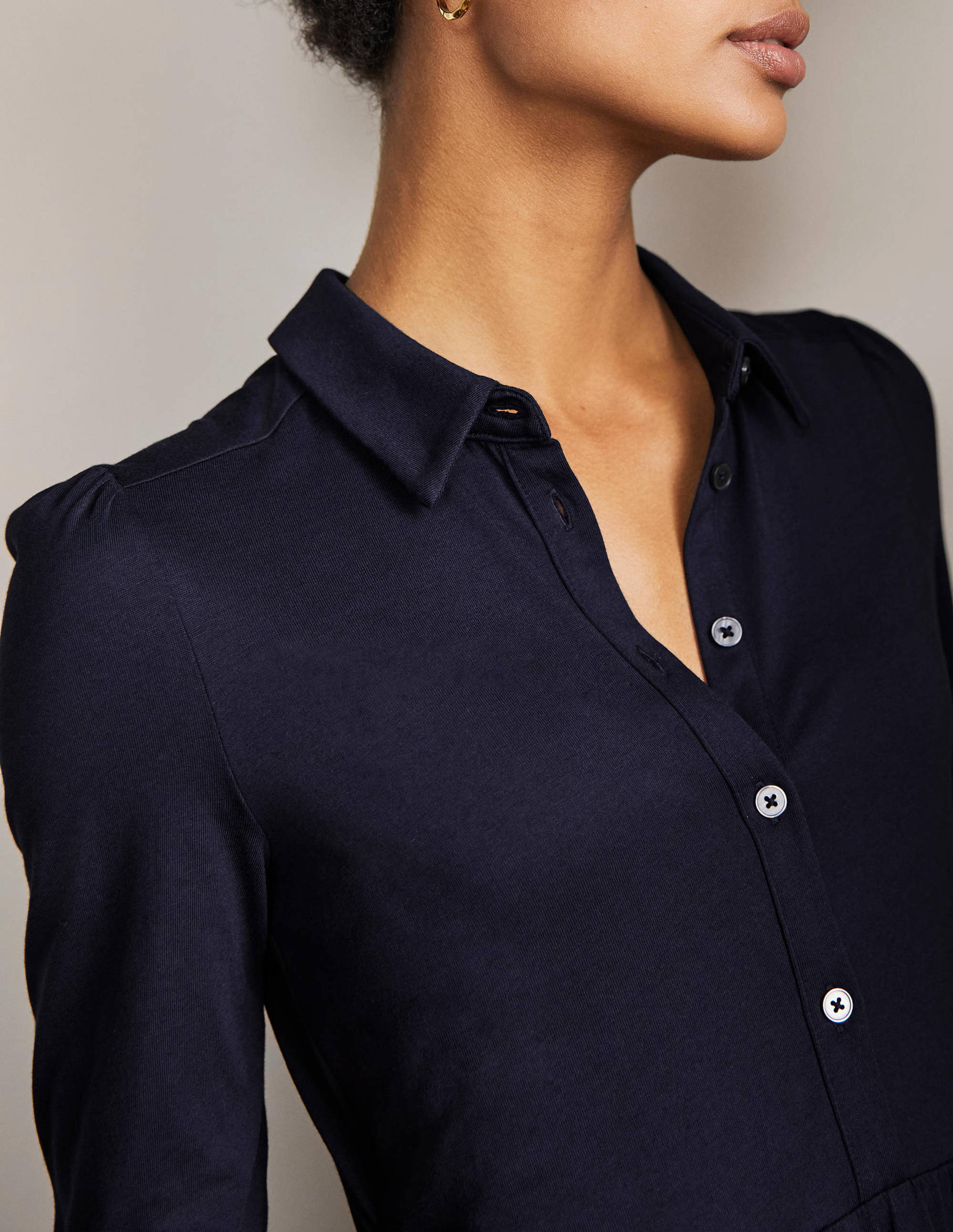 Alma Jersey Shirt Dress Boden