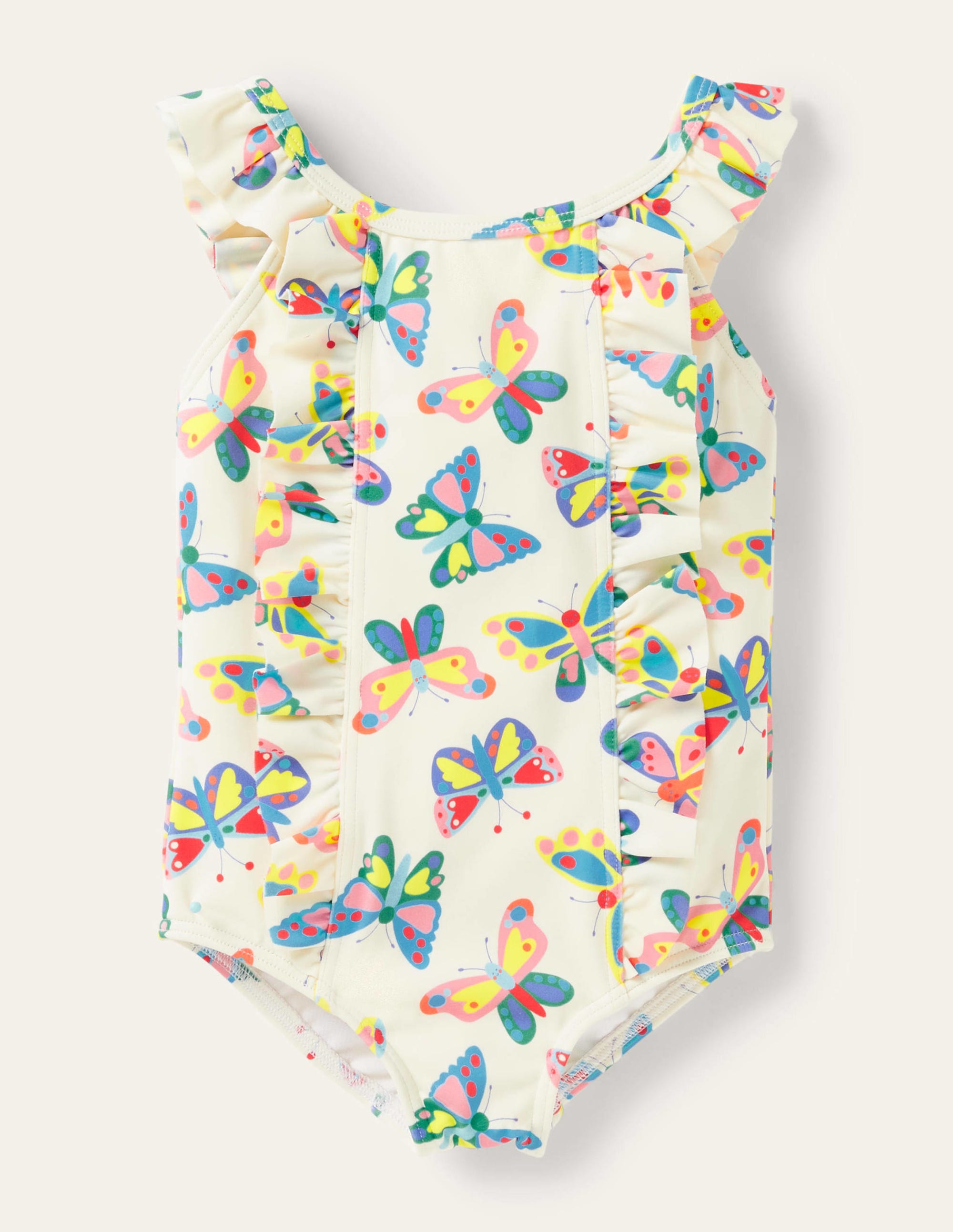 Maillot de bain avec nœud à l'arrière IVO Bébé Boden, Ivory