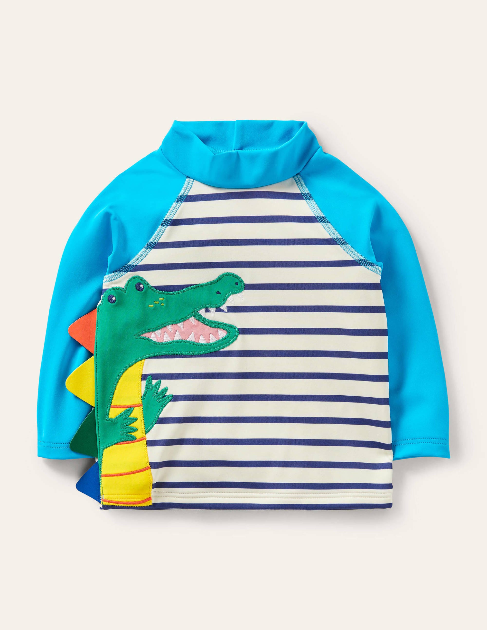 Haut de plage à appliqué IVO Bébé Boden, Ivory